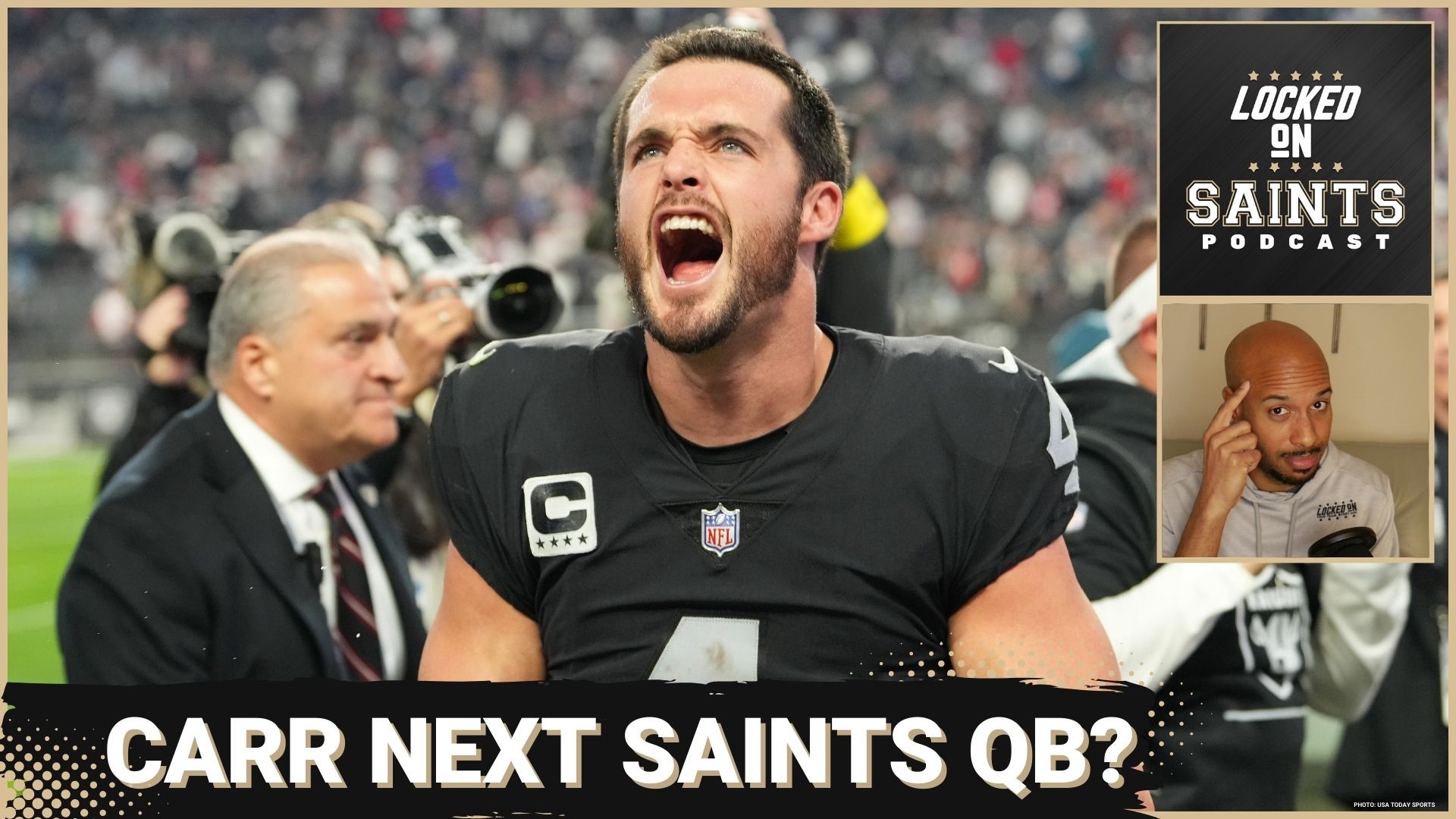 ESPN - The New Orleans Saints have emerged as the front runners to sign  former Las Vegas Raiders QB Derek Carr and an agreement could be reached as  early as today, sources