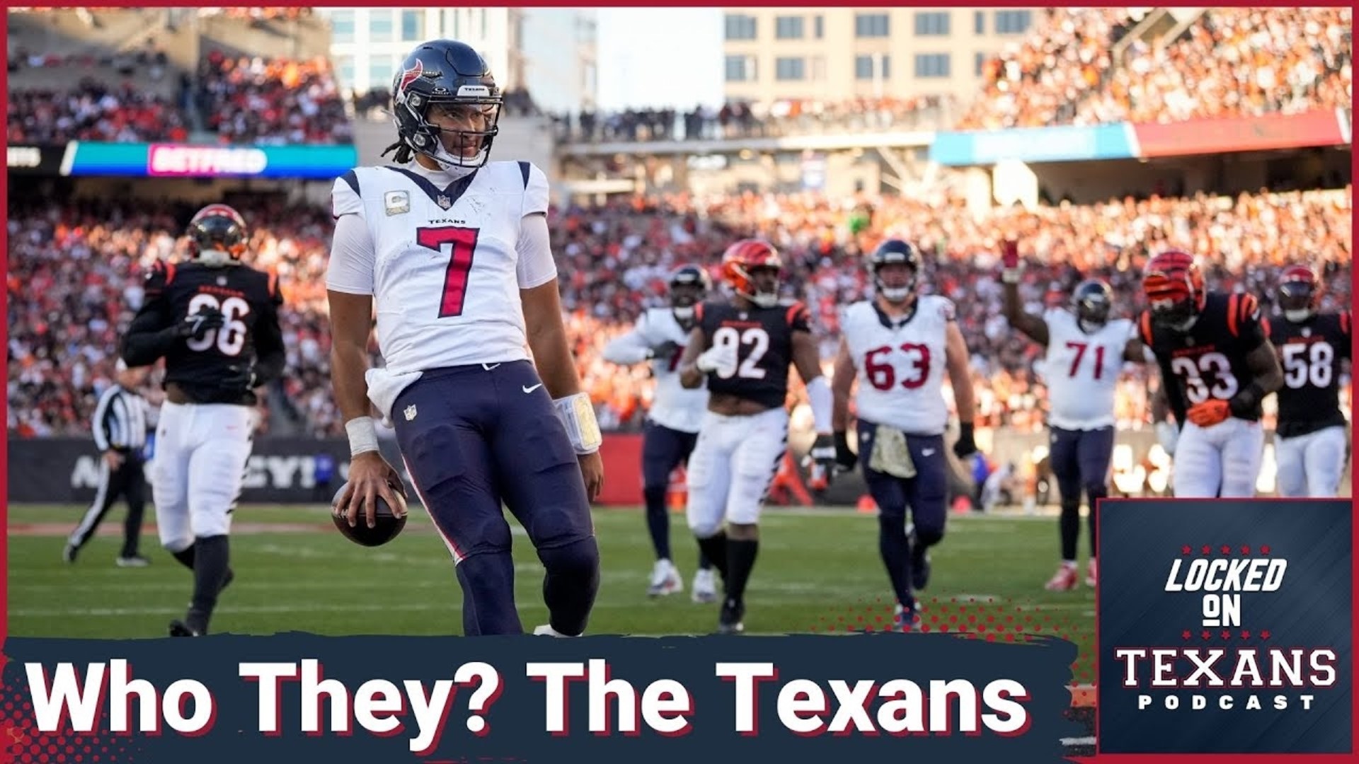 The Houston Texans were firing on all cylinders Sunday afternoon against the Cincinnati Bengals, which told the story of their big-time road victory.