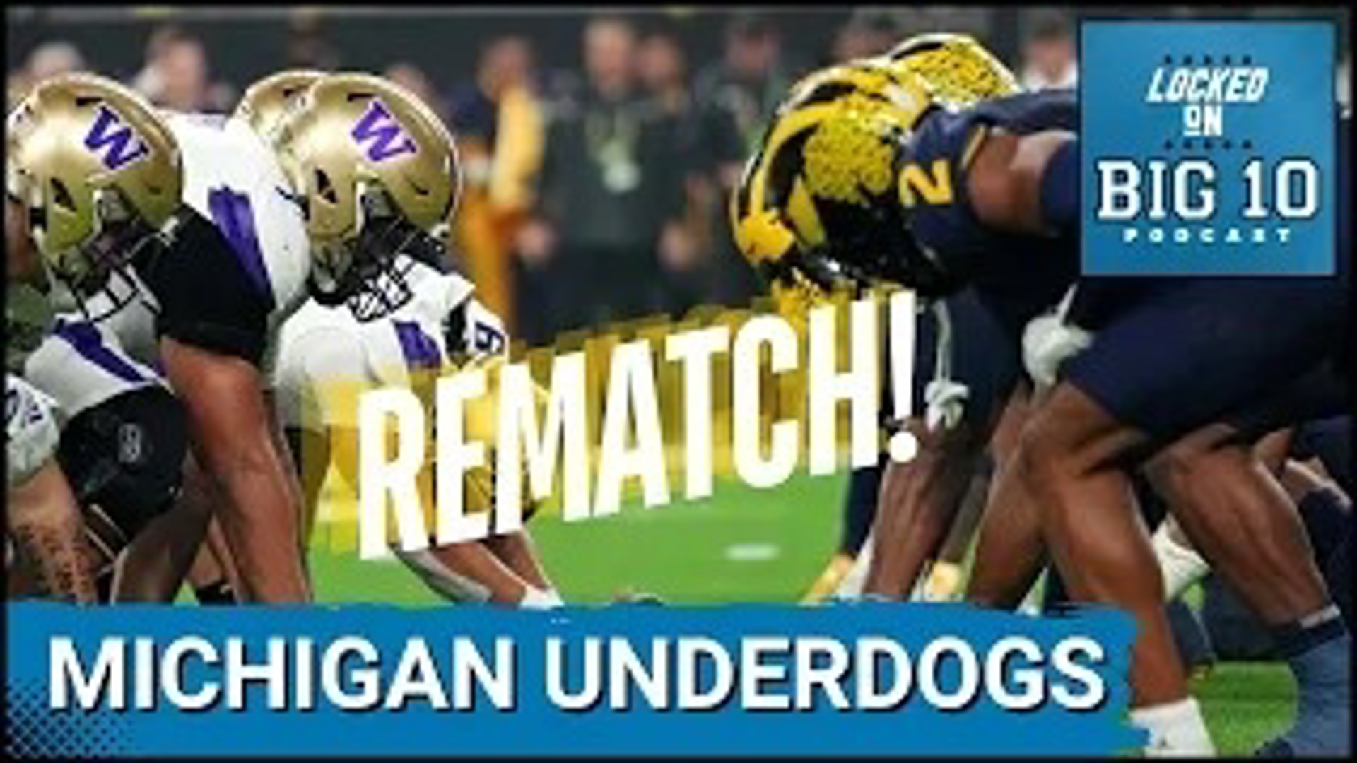 Saturday the college football schedule brings us a rematch of the 2024 National Championship between the Michigan Wolverines and the Washington Huskies.