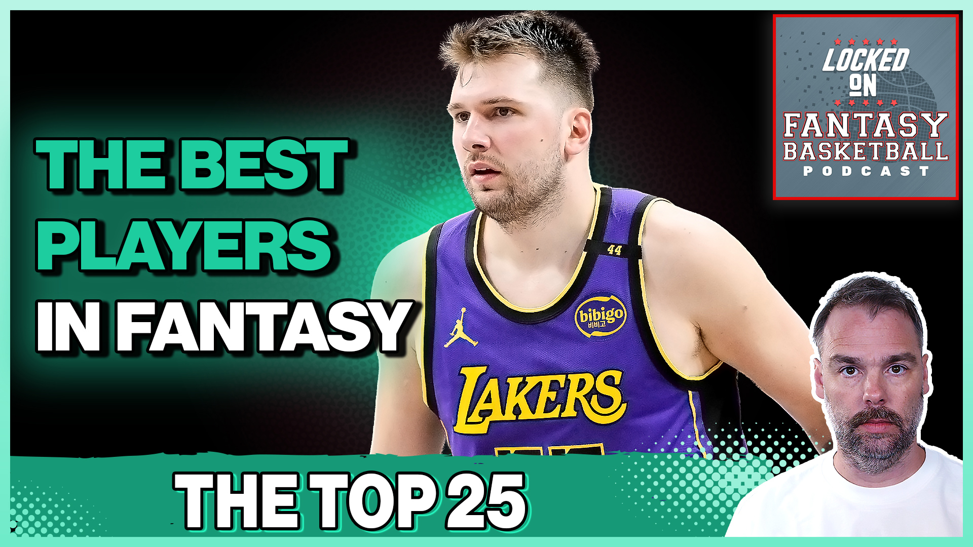 Josh Lloyd ranks the top 25 fantasy basketball players for 2025-26, discussing category and points leagues.