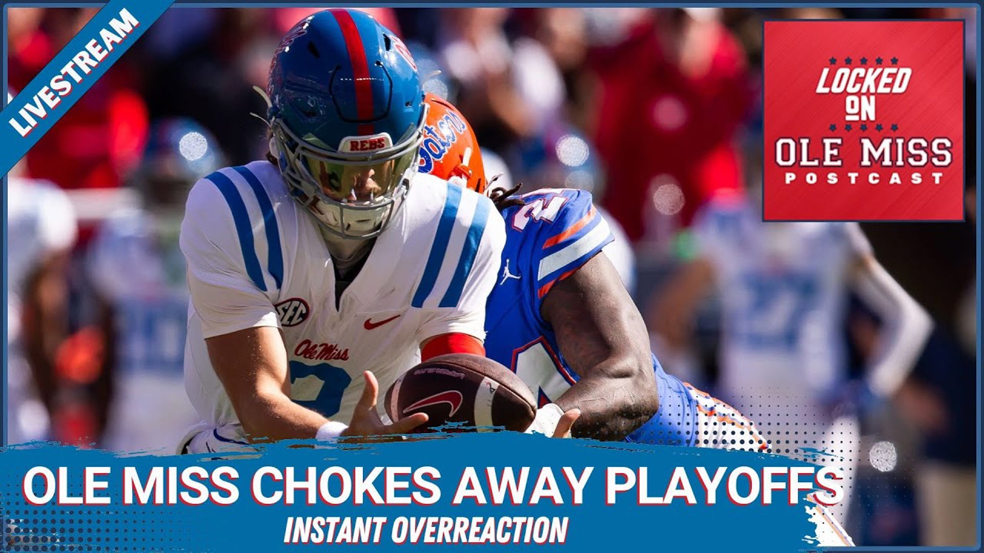 On today’s Locked On Ole Miss Instant Overreaction, host Steven Willis breaks down the gut-wrenching 24-17 loss to the Florida Gators that ended their playoff hopes.