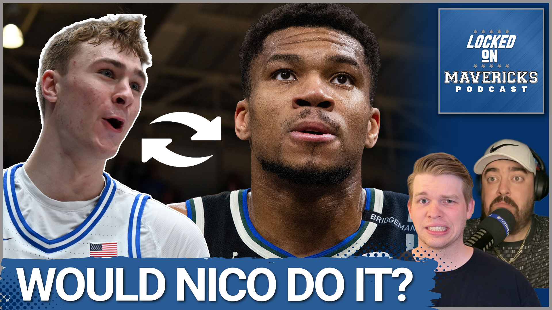 The Dallas Mavericks landed the #1 pick in Cooper Flagg. We discuss whether Nico Harrison would trade Flagg for Giannis Antetokounmpo as a win now move.