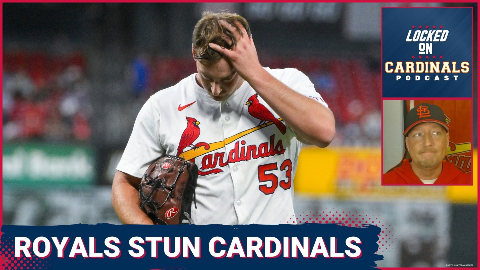 Cardinals' crushing defeat: How did a 5-run lead slip away? Pitching woes and offensive highlights collide in St. Louis' painful loss to the Royals.

Follow & Subscr