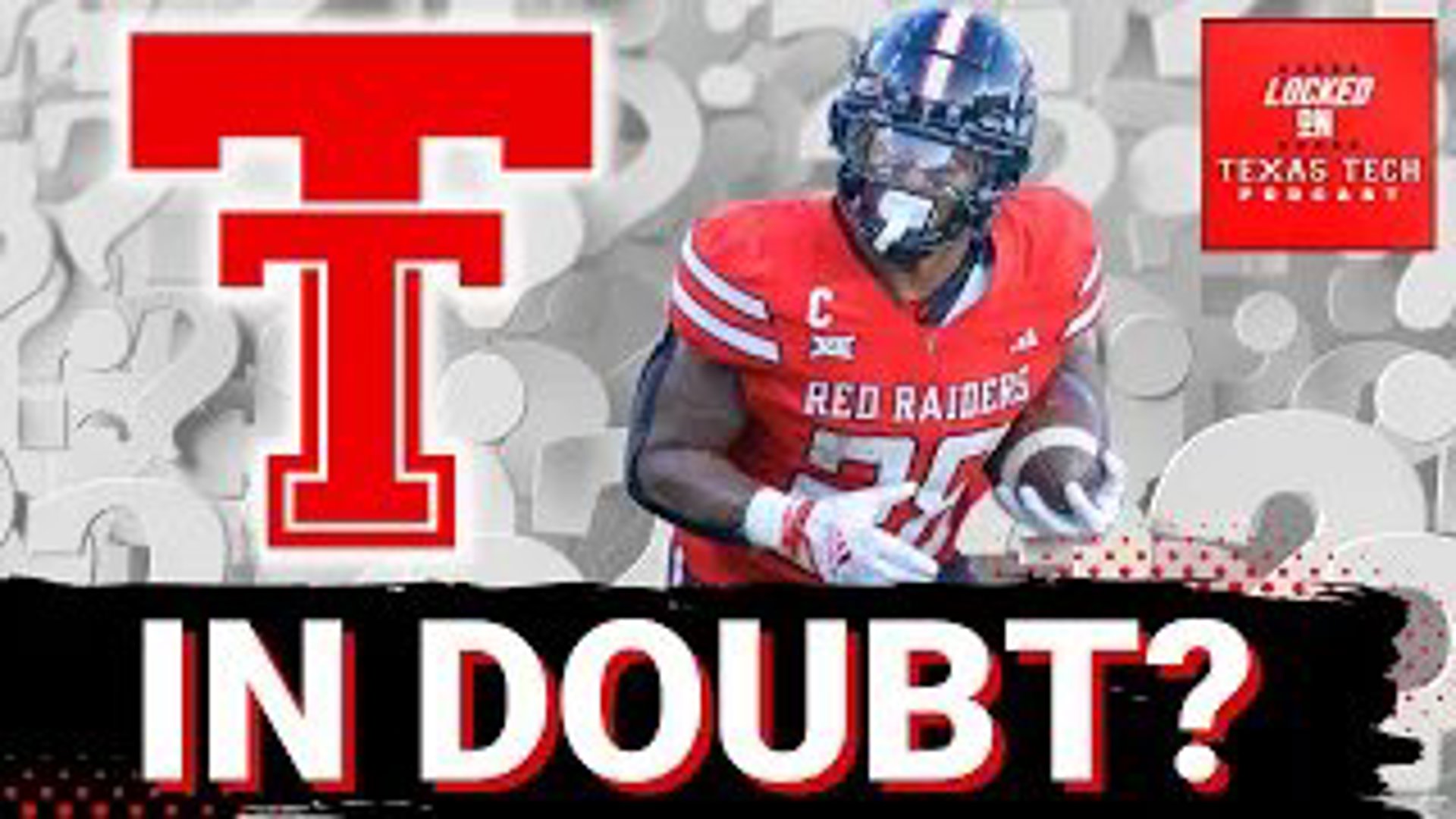 Today from Lubbock, TX, on Locked On Texas Tech:

- Tahj Brooks, gametime decision
- special teams impact
- kicker rotation
- the most critical player on the road