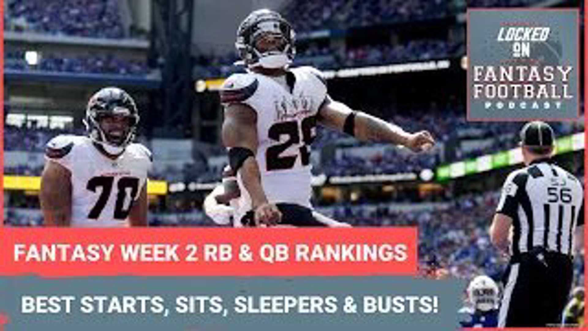 Sporting News.com's Vinnie Iyer and NFL.com's Michelle Magdziuk compare and contrast their running back and quarterback rankings for Week 2.