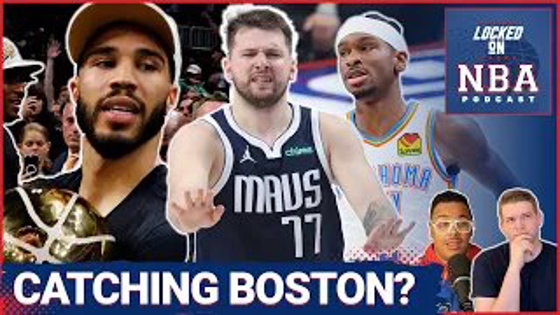 Jayson Tatum, Jaylen Brown and the Boston Celtics are the team to beat in the NBA next season, but can anyone catch them? Have Luka Doncic's Mavericks improved enough?