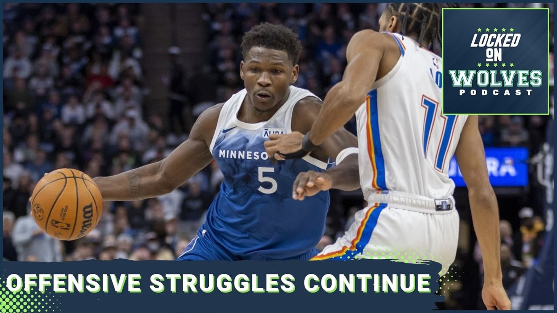 Defense shines, offense struggles in Minnesota Timberwolves' loss to OKC Thunder