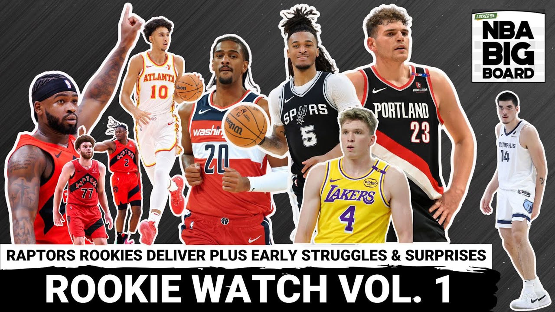 In this episode of Locked On NBA Big Board, Rafael and James Barlowe dive into the early challenges facing the 2024 rookie class just a few games into the NBA season