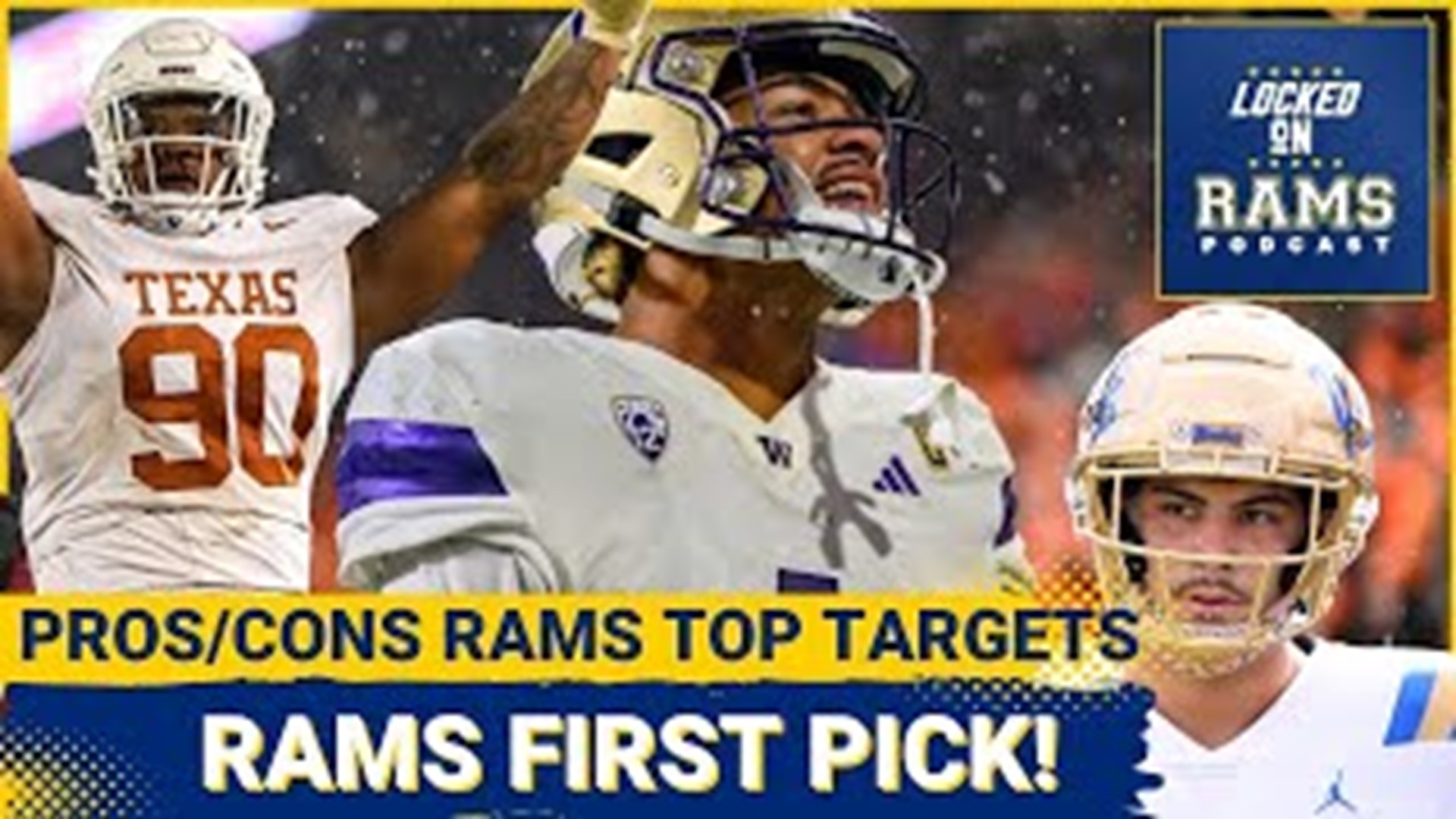 D-Mac and Travis break down the pros and cons of the Ram's top first-round targets, Byron Murphy, Amarius Mims, Rome Odounze, and Liatu Latu.