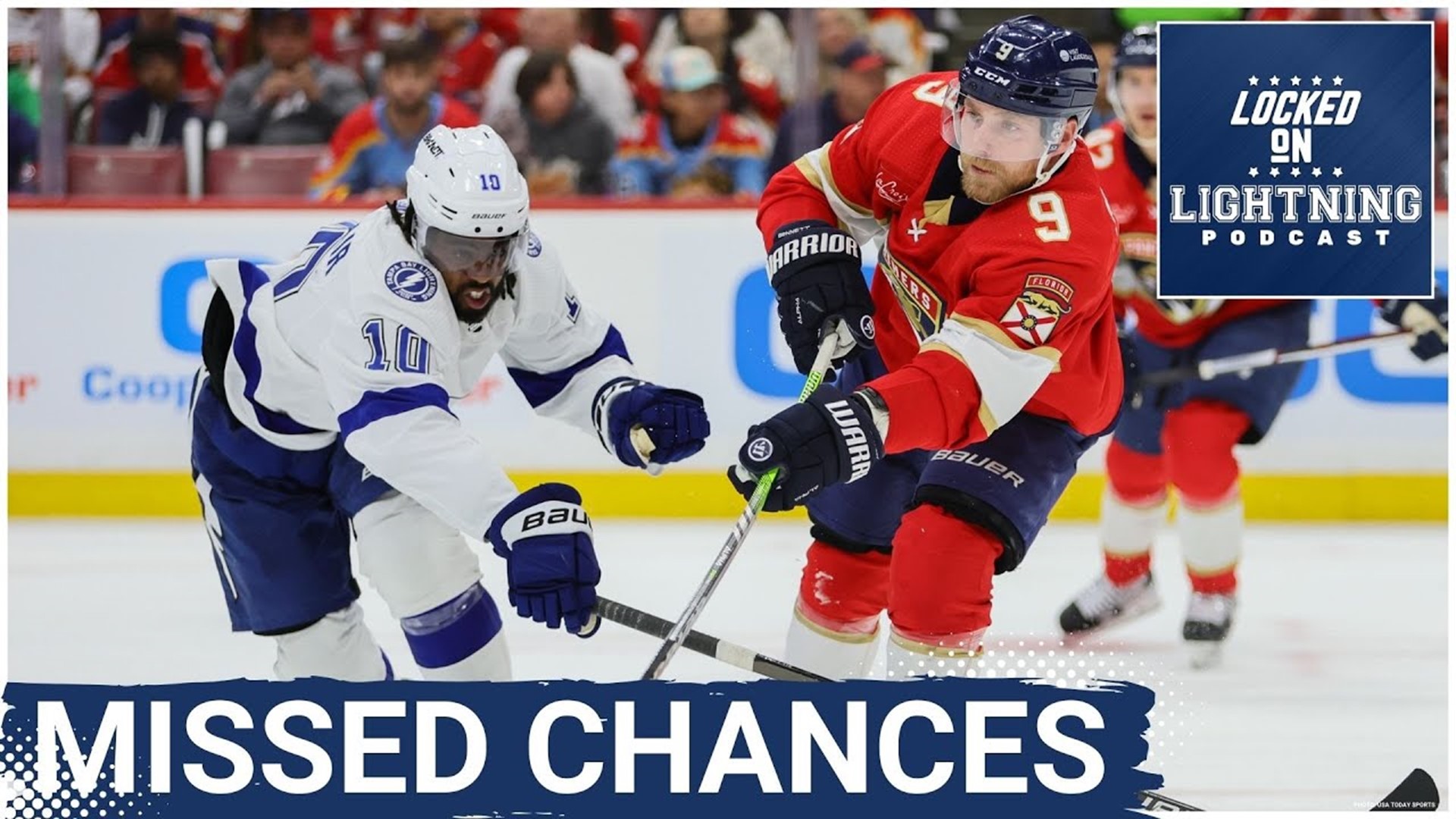 The Lightning failed to put up a shot on goal in the first 15 minutes of their Game 1 matchup with the Florida Panthers.