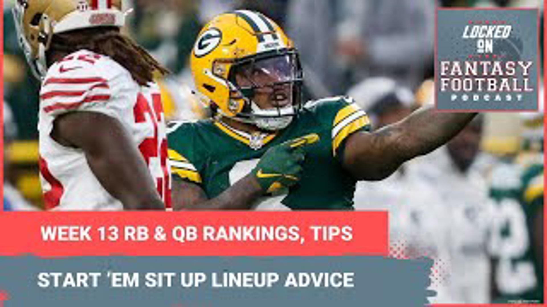 Sporting News.com's Vinnie Iyer and NFL.com's Michelle Magdziuk compare and contrast their fantasy football running back and quarterback rankings for Week 13.