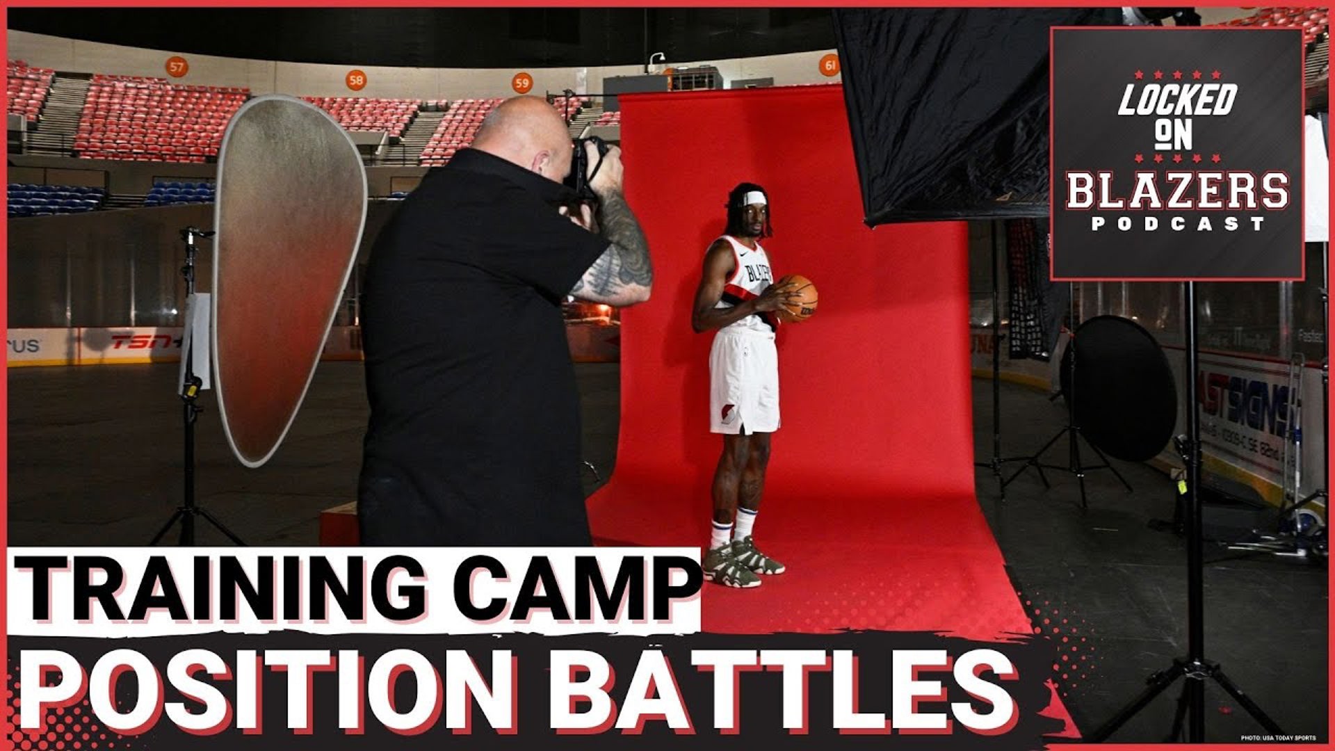 What are the True Position Battles for the Trail Blazers During Training Camp?