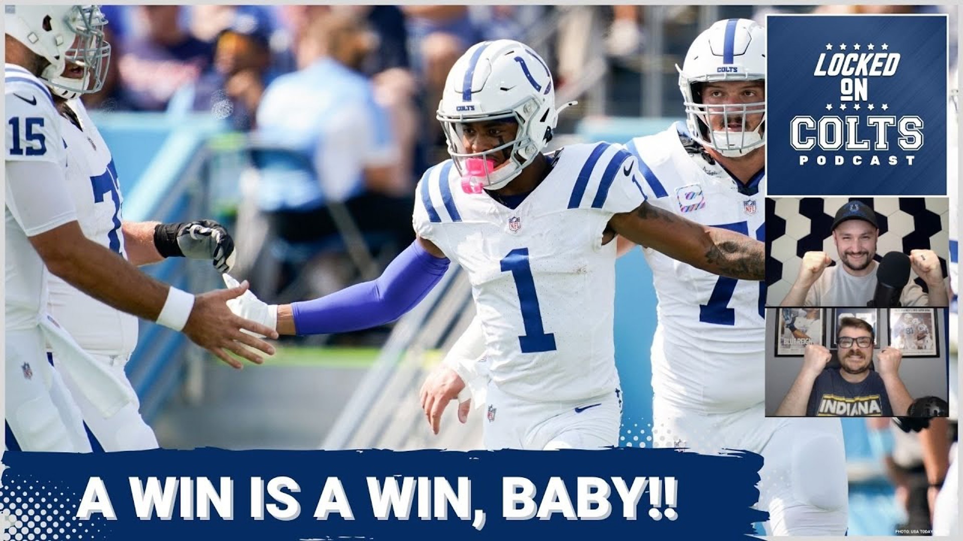 The Indianapolis Colts defeated the Tennessee Titans 20-17 for their first divisional win of the season.