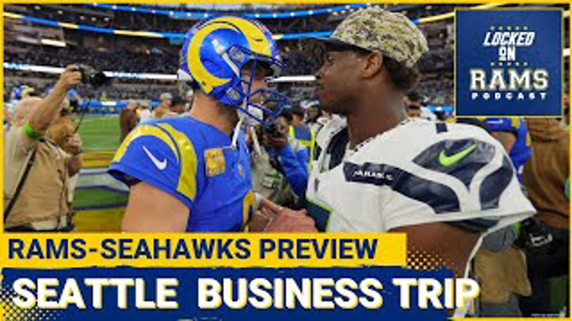 The Los Angeles Rams travel up to Seattle to take on a Seahawks team looking to bounce back after a bad loss to the 49ers.