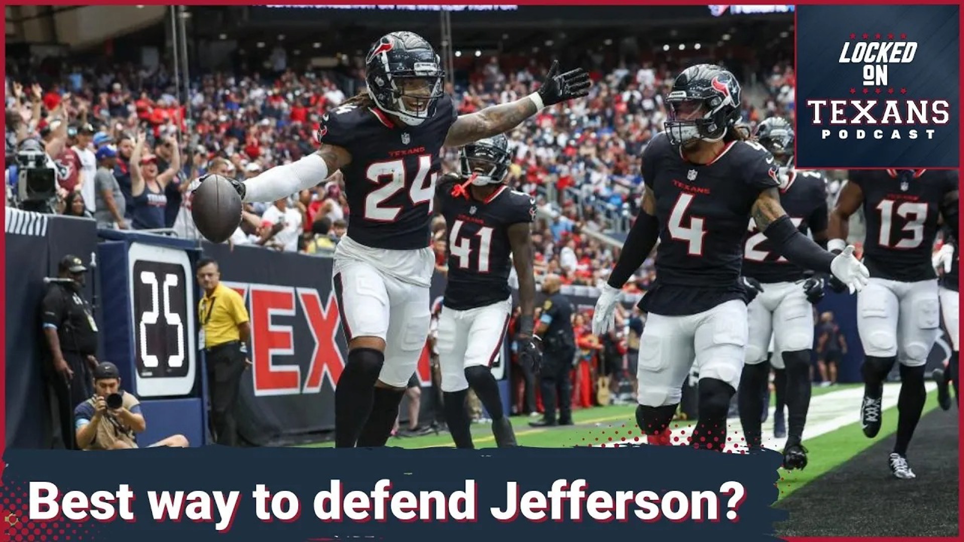 Big Sarge of Big Sarge Media joins the show to discuss how the Houston Texans can defend All-Pro wide receiver Justin Jefferson.