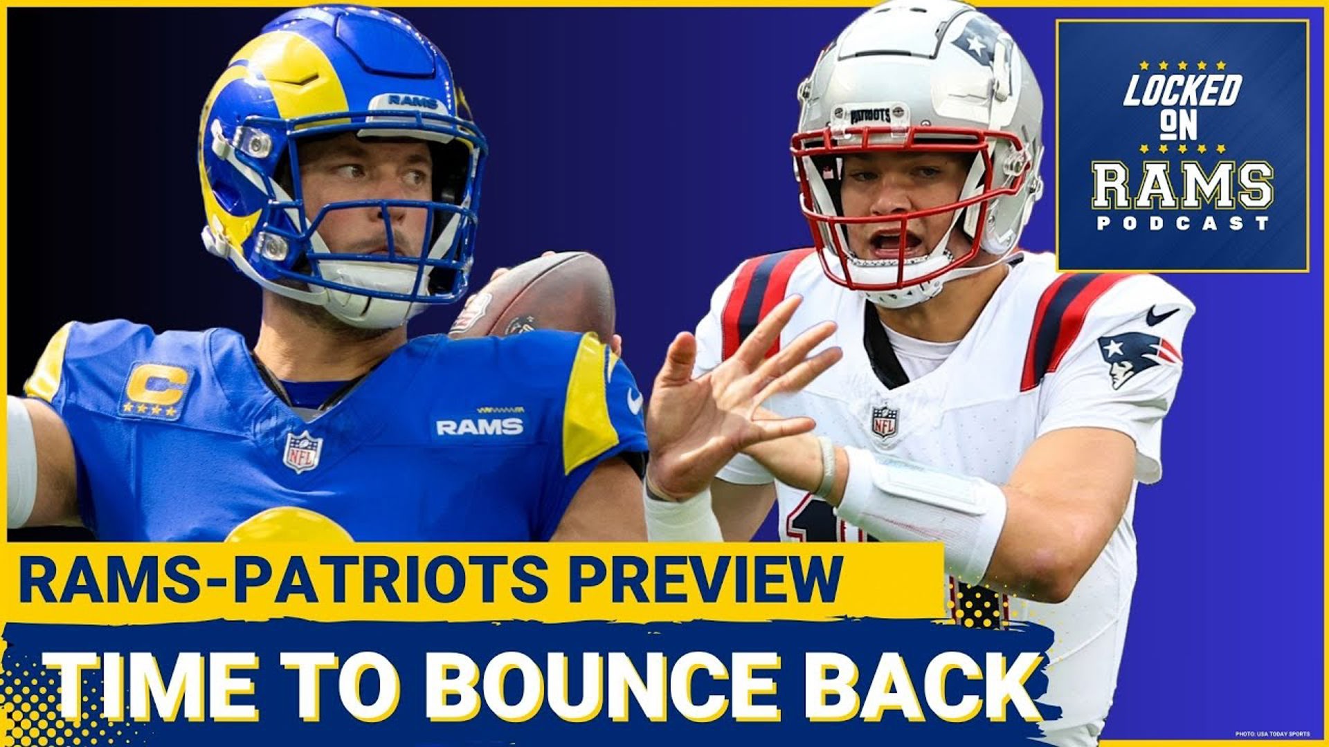 The Los Angeles Rams head to New England to take on the Patriots. How the Rams can bounce back and get their season back on track.