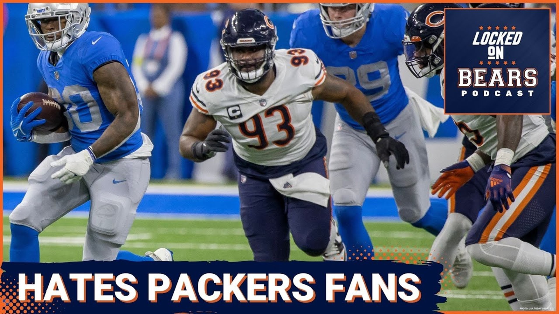 Why Chicago Bears DT Justin Jones HATES Green Bay Packers fans