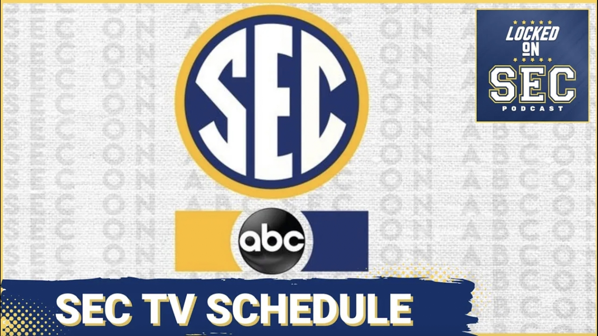 On today's show, we run through the SEC football TV schedule for the early part of the season as ESPN, ABC & the SEC Network announced their broadcast times