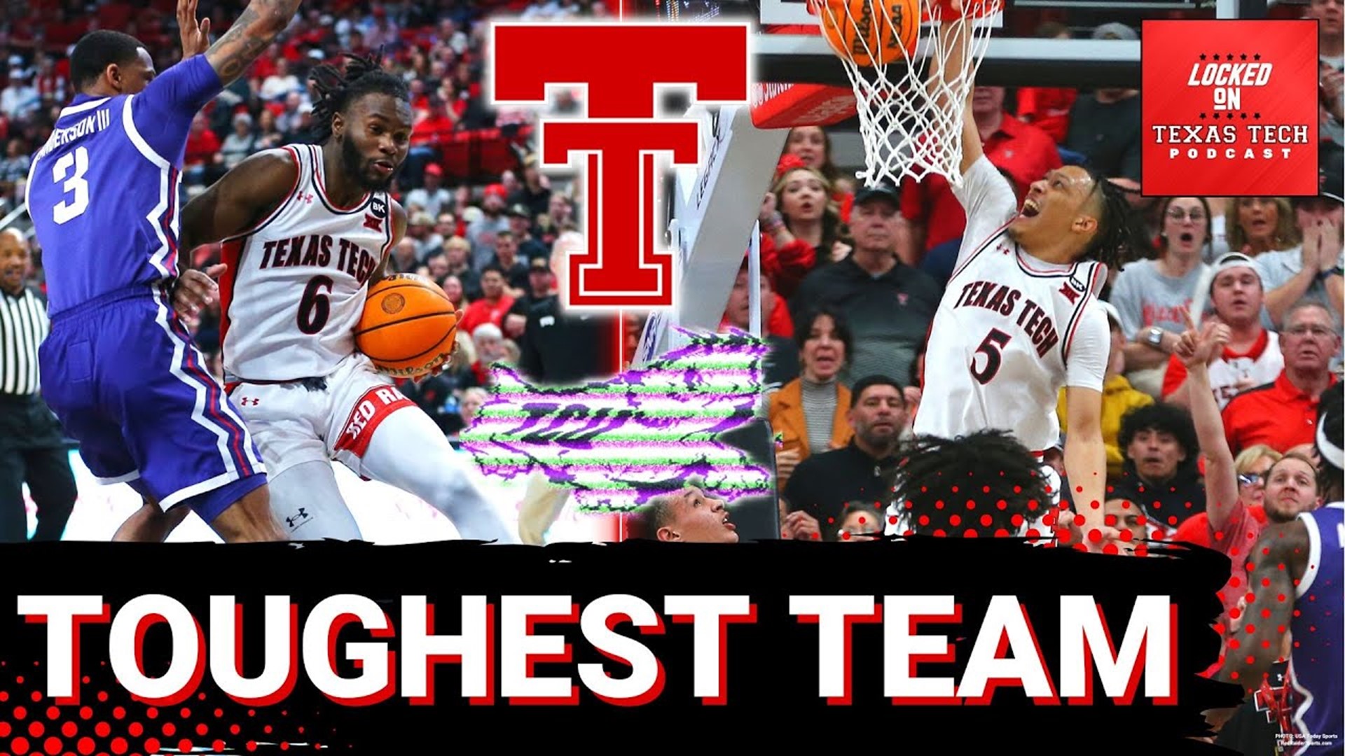 Today from Lubbock, TX, on Locked On Texas Tech:

- Tech 82, TCU 81
- down 10 w/ 6:55 left
- toughest team wins