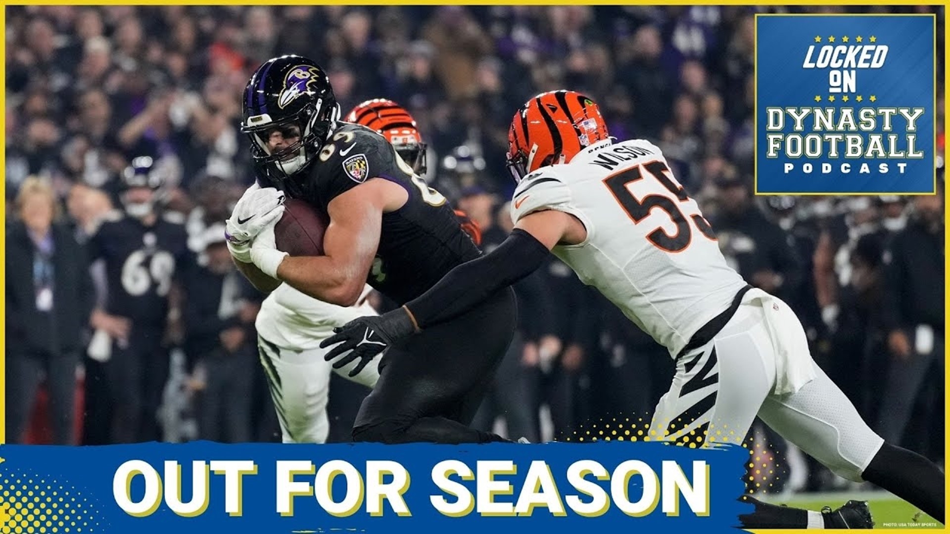 Baltimore Ravens TE Mark Andrews suffered a season-ending ankle injury in Week 11. How much will this hurt his long-term dynasty value?