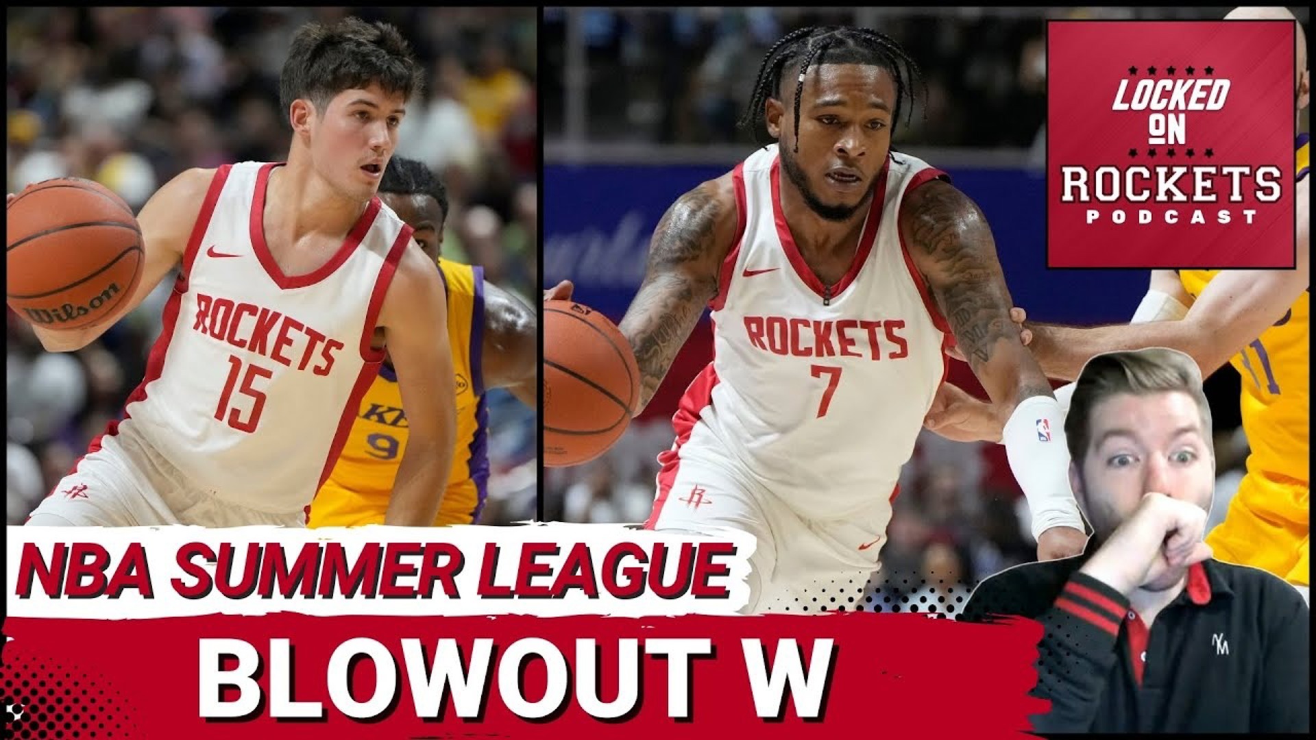 Reed Sheppard & Cam Whitmore DOMINATE In Houston Rockets Blowout Win Vs Bronny James & LA Lakers