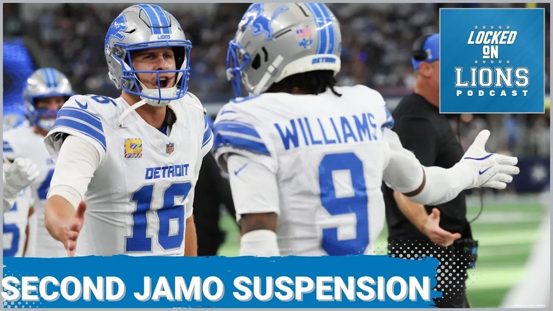 Matt Dery discusses the big news that WR Jameson Williams has been suspended by the NFL for two games for a using a banned substance.