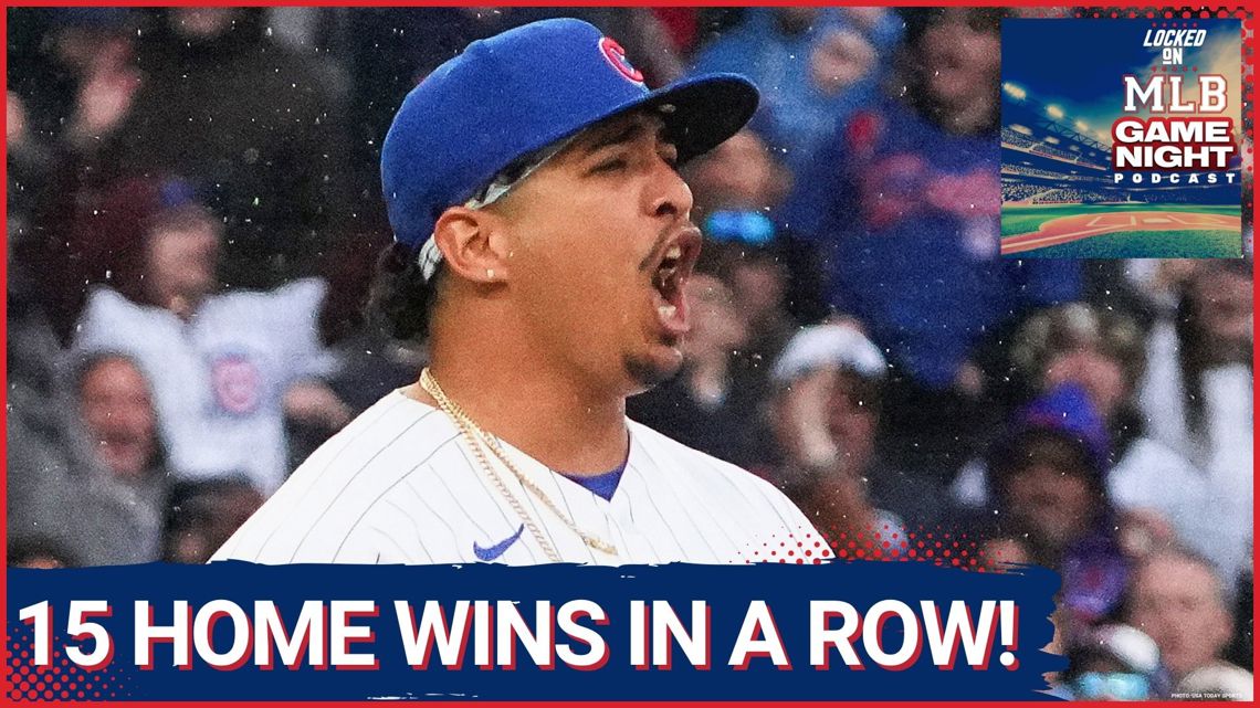 MLB GAME NIGHT | Chicago Cubs DOMINATE, Win 15th Straight Home Game ...