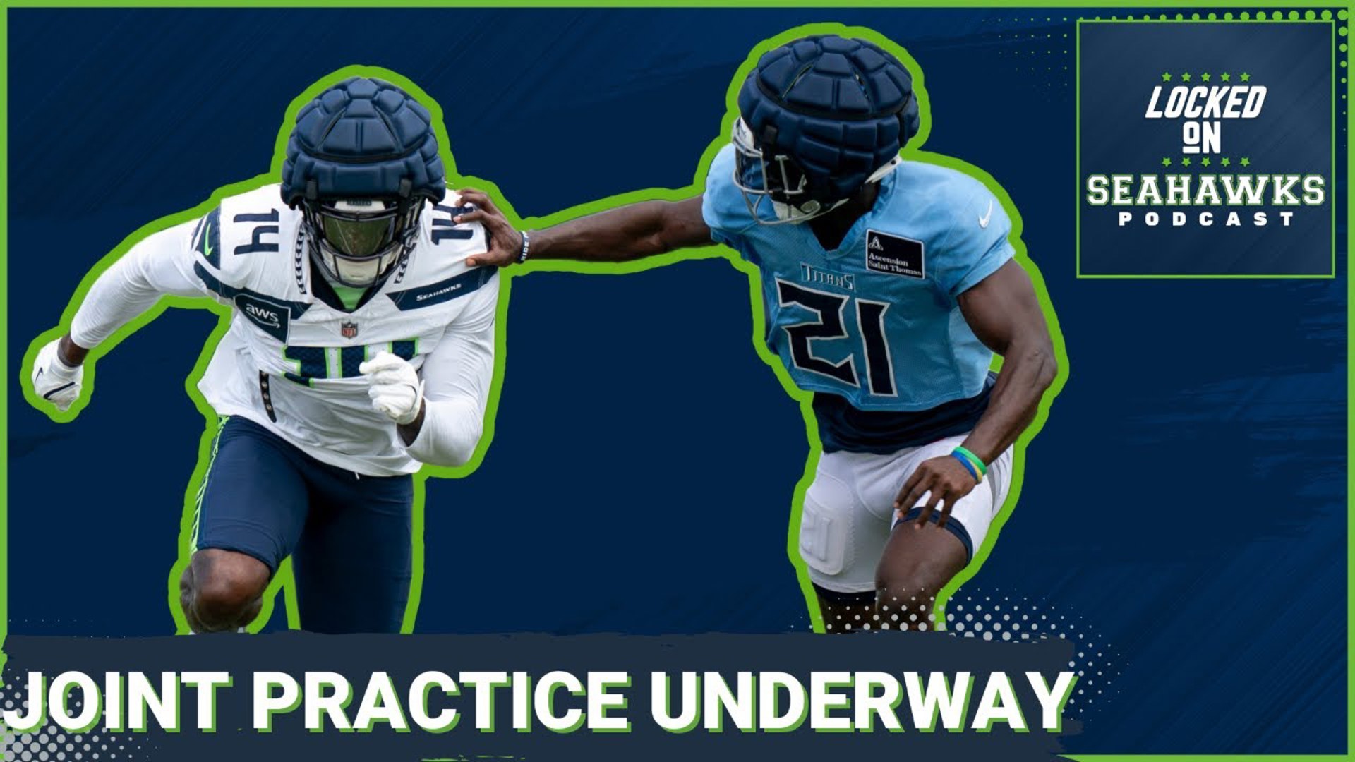 Taking their training camp show on the road to Nashville, the Seahawks kicked off their first joint practices since 1991 sparring with the Titans on Wednesday.