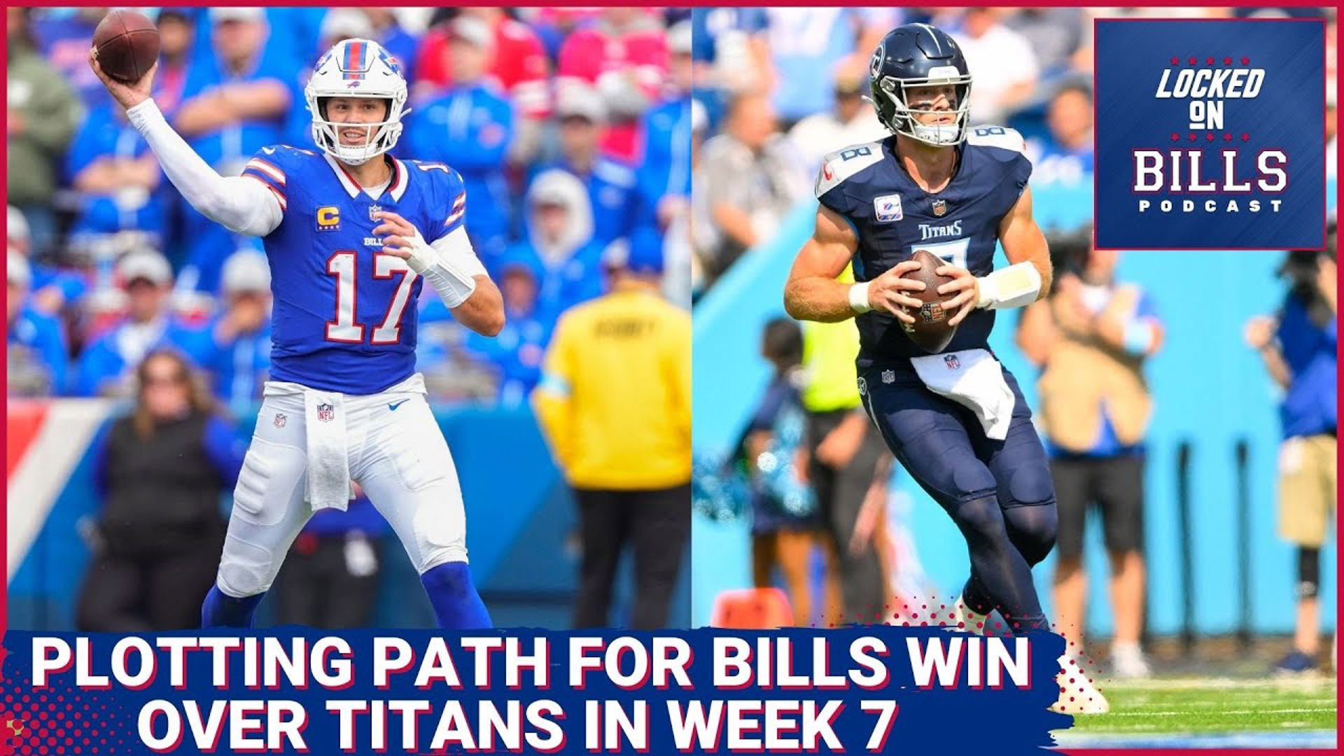 Plotting the path for Josh Allen, Buffalo Bills to defeat the Tennessee Titans, Will Levis in Week 7