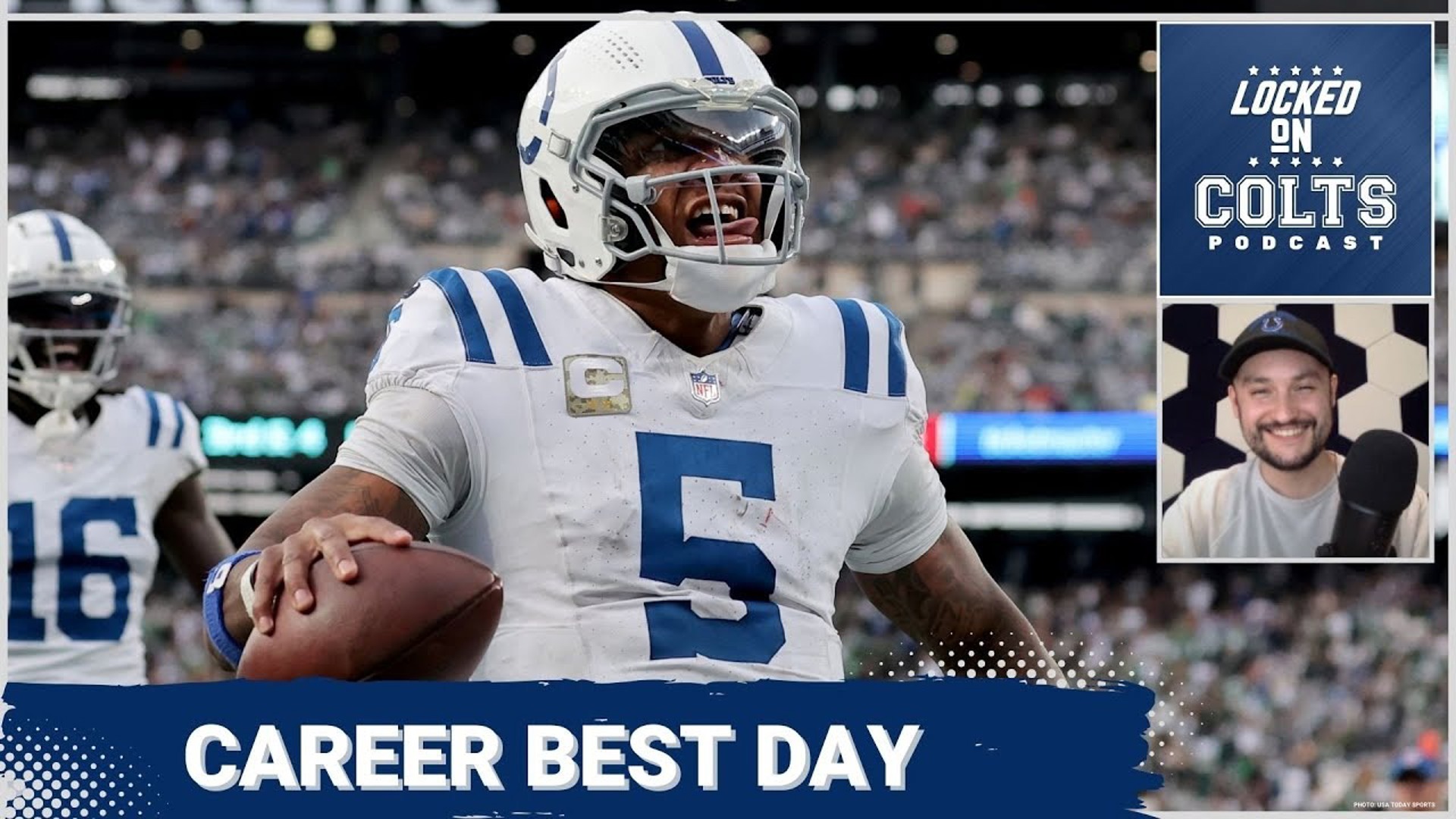 Indianapolis Colts' quarterback Anthony Richardson had his career-best day on Sunday, totaling 3 TDs and 300 yards of offense in the win over the New York Jets.