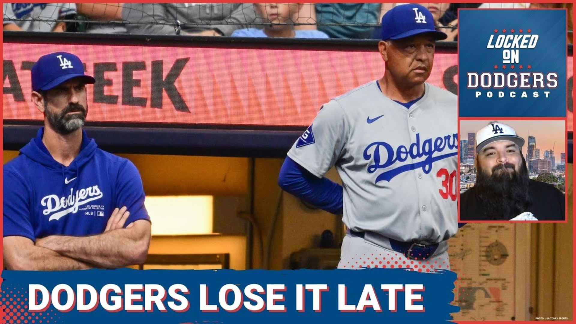 The Dodgers lead in the division is down to two games after a second straight loss to the Brewers.