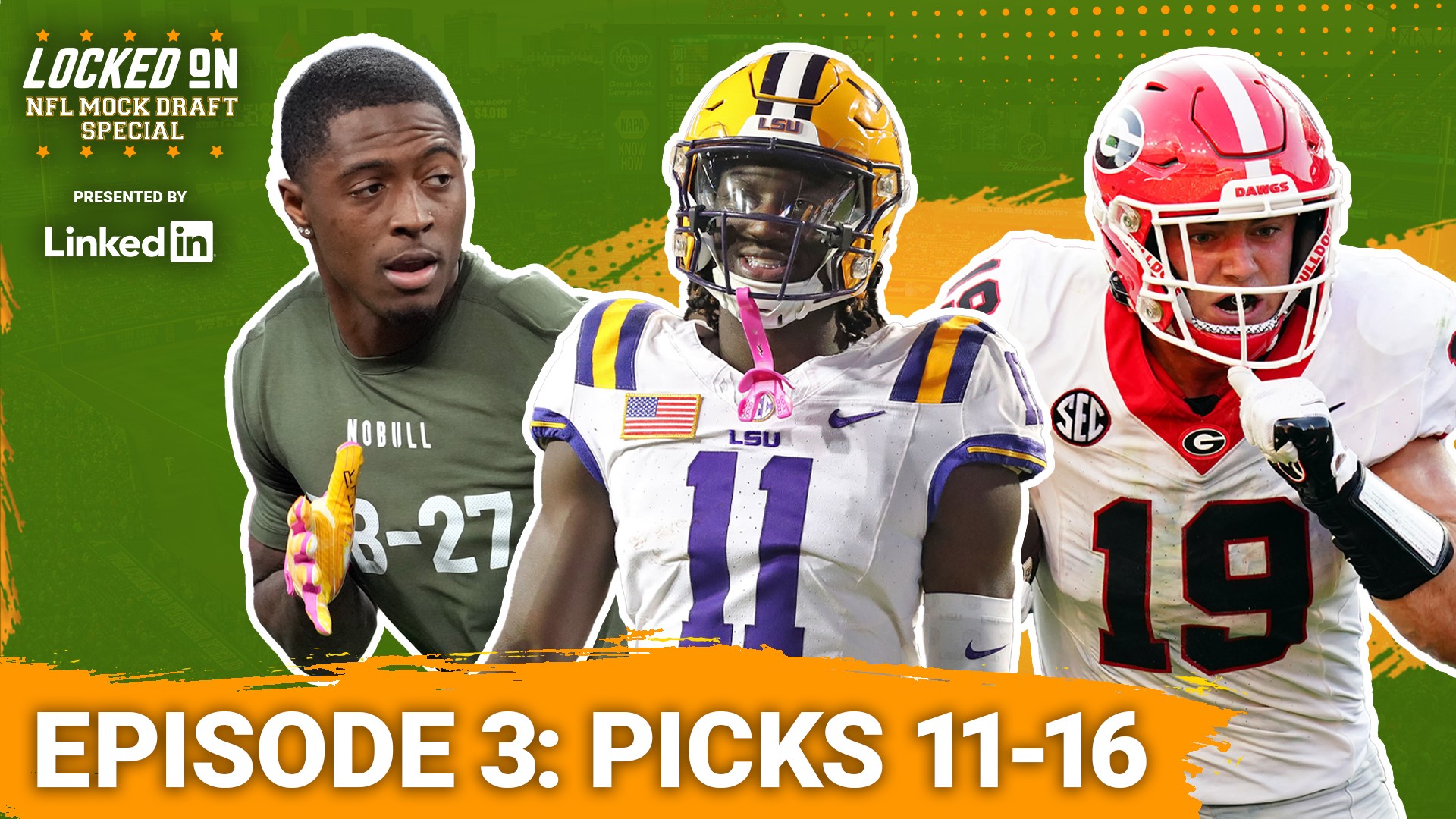 2024 Locked On NFL Mock Draft Episode 3 — Cardinals, Broncos, Raiders