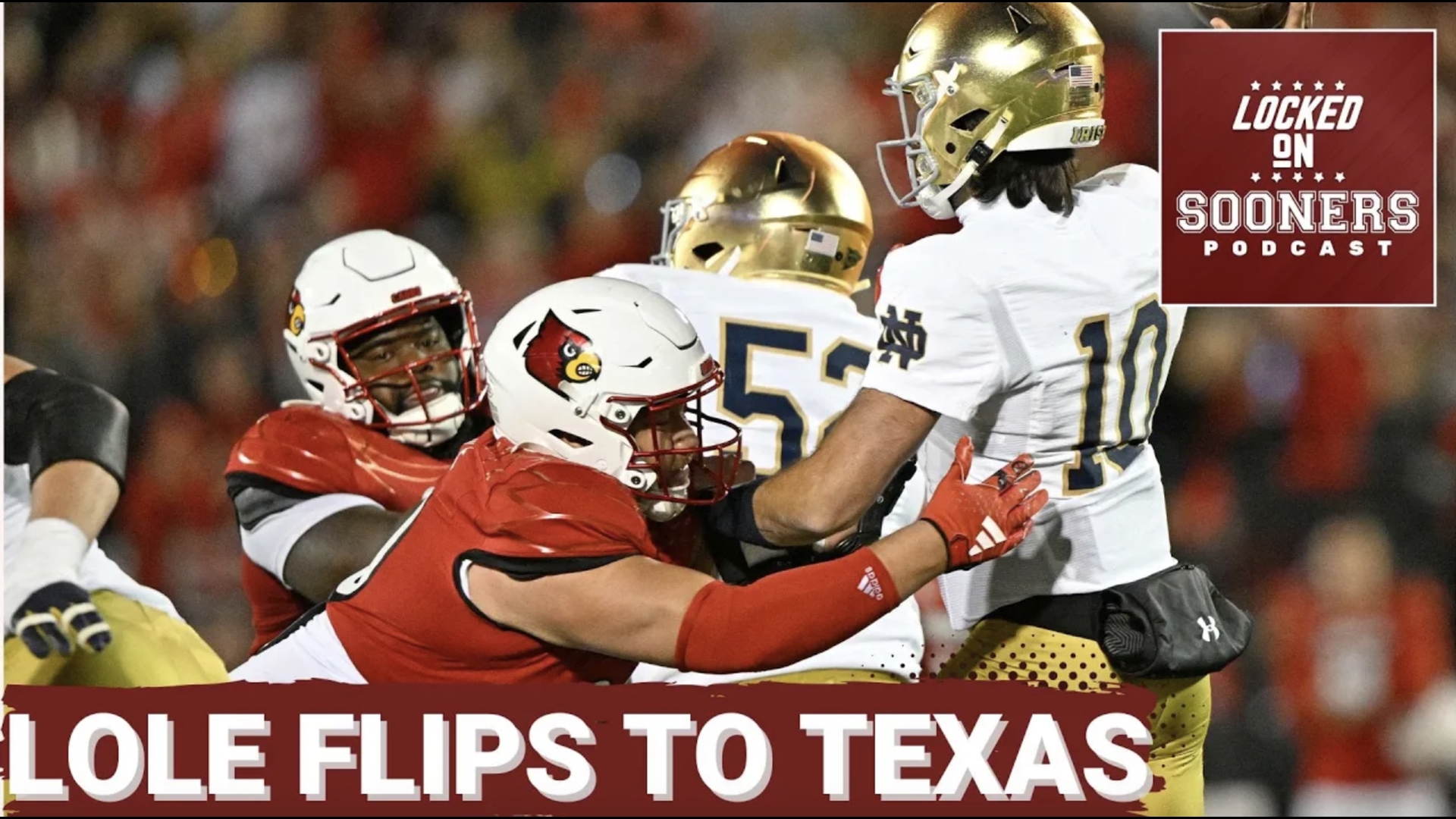 Once committed to the Oklahoma Sooners, former Louisville defensive tackle Jermayne Lole flips commitment to the Texas Longhorns.