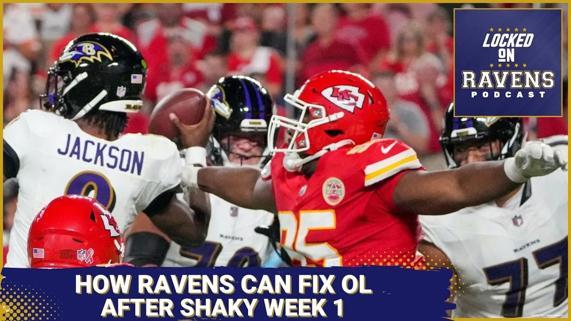 We look at how the Baltimore Ravens can fix their offensive line after a shaky Week 1 performance, discussing what needs to happen and more.