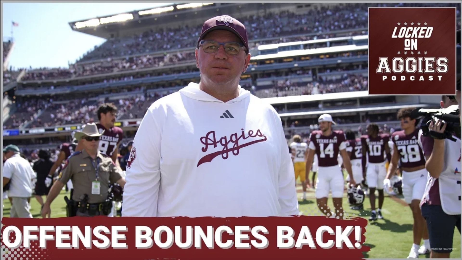 On today's episode of Locked On Aggies, host Andrew Stefaniak talks about Texas A&M's bounce-back win over McNeese.