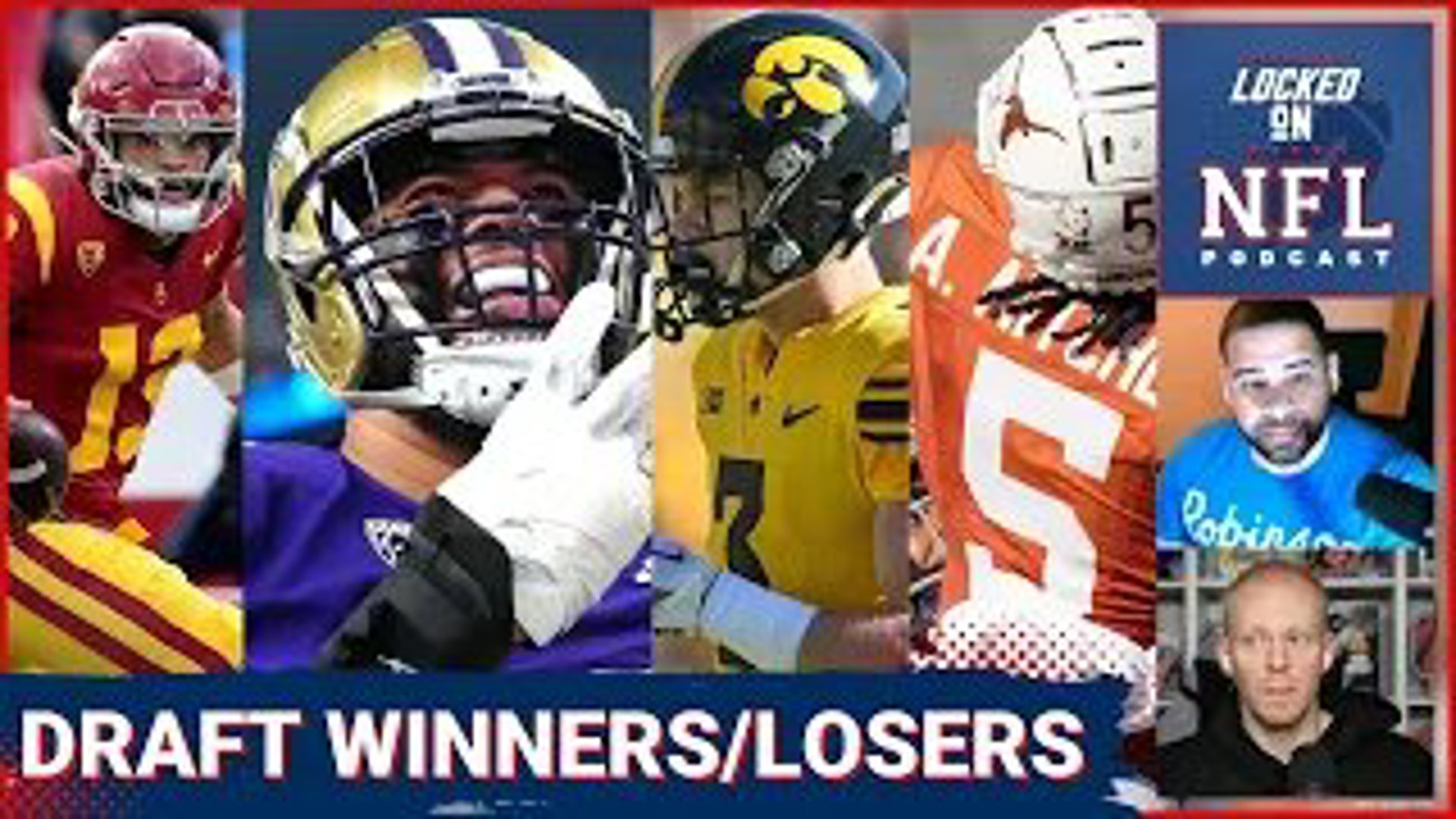 Who were the biggest winners and losers of the NFL Draft? Chris Carter and James Rapien break that down with their analysis of which teams had the biggest hauls.