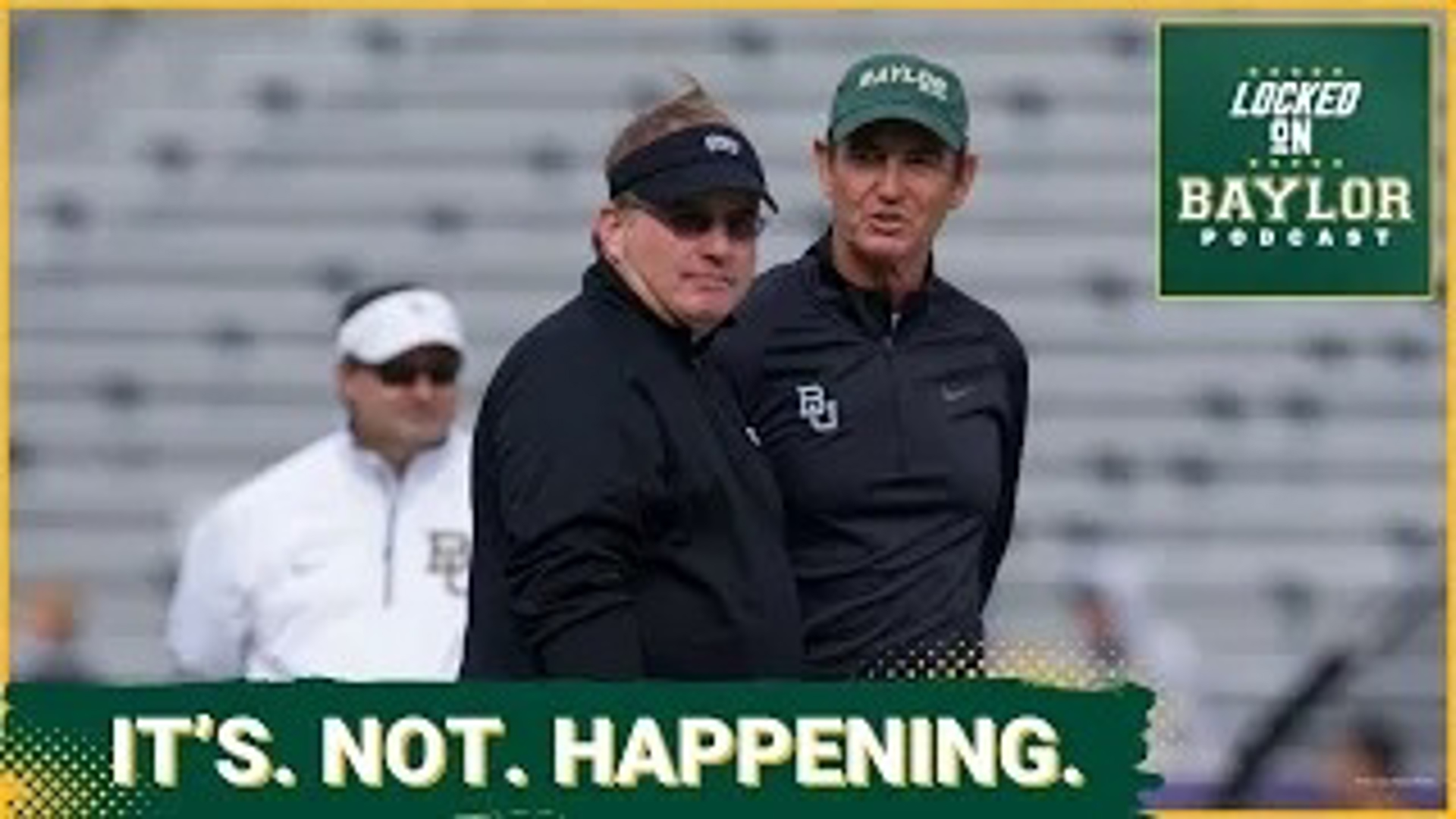 No matter what you message board geniuses think is best for Baylor football, Art Briles is NEVER coaching this team again.