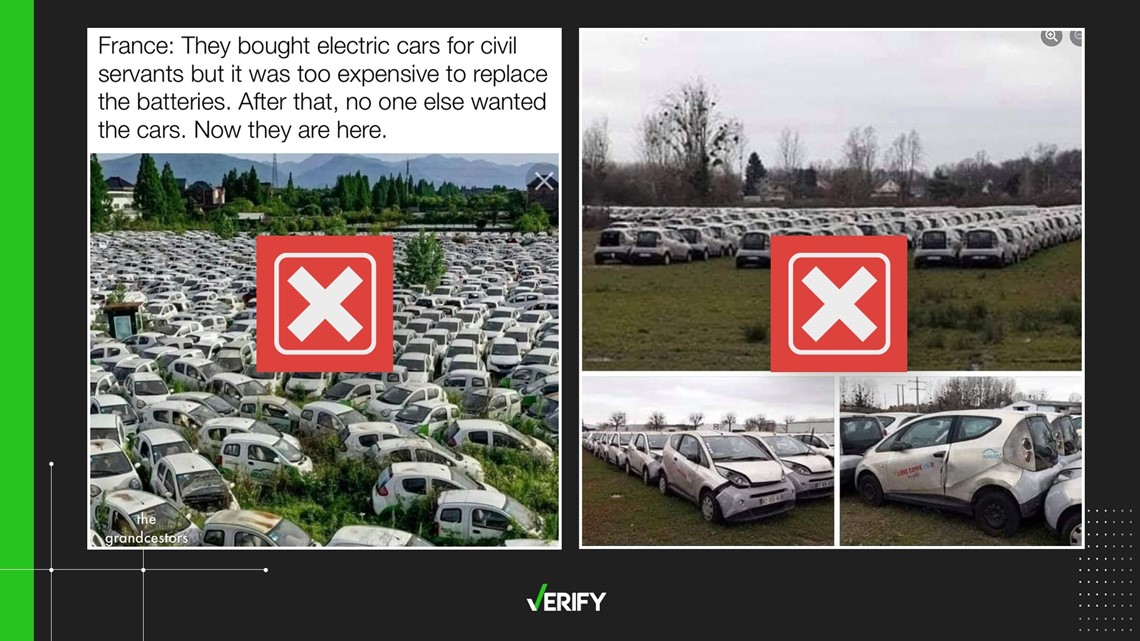 Fact-checking claims about Paris electric car graveyards - Vimarsana News