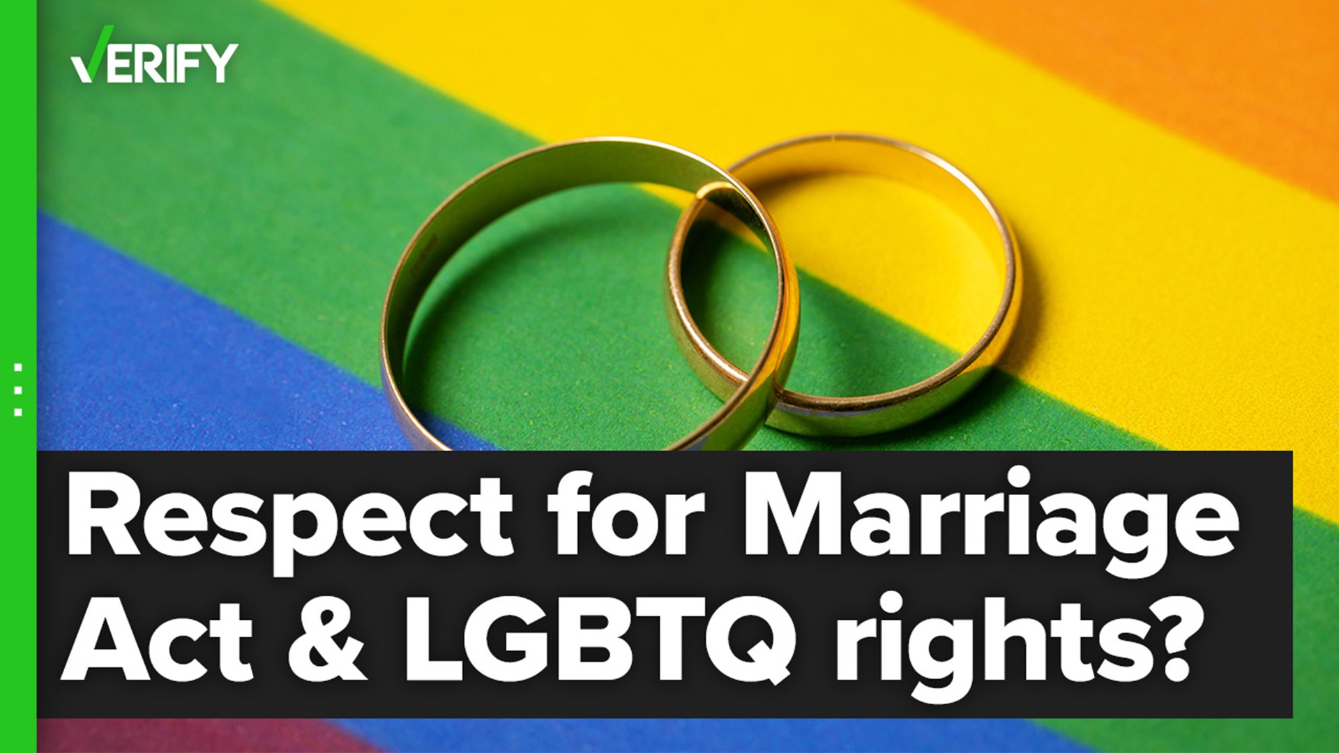 Same-sex marriage is not legalized in all 50 states under the Respect for  Marriage Act