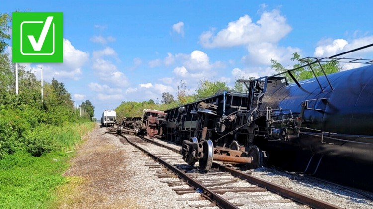 Yes, the US averages more than 1,700 train derailments a year