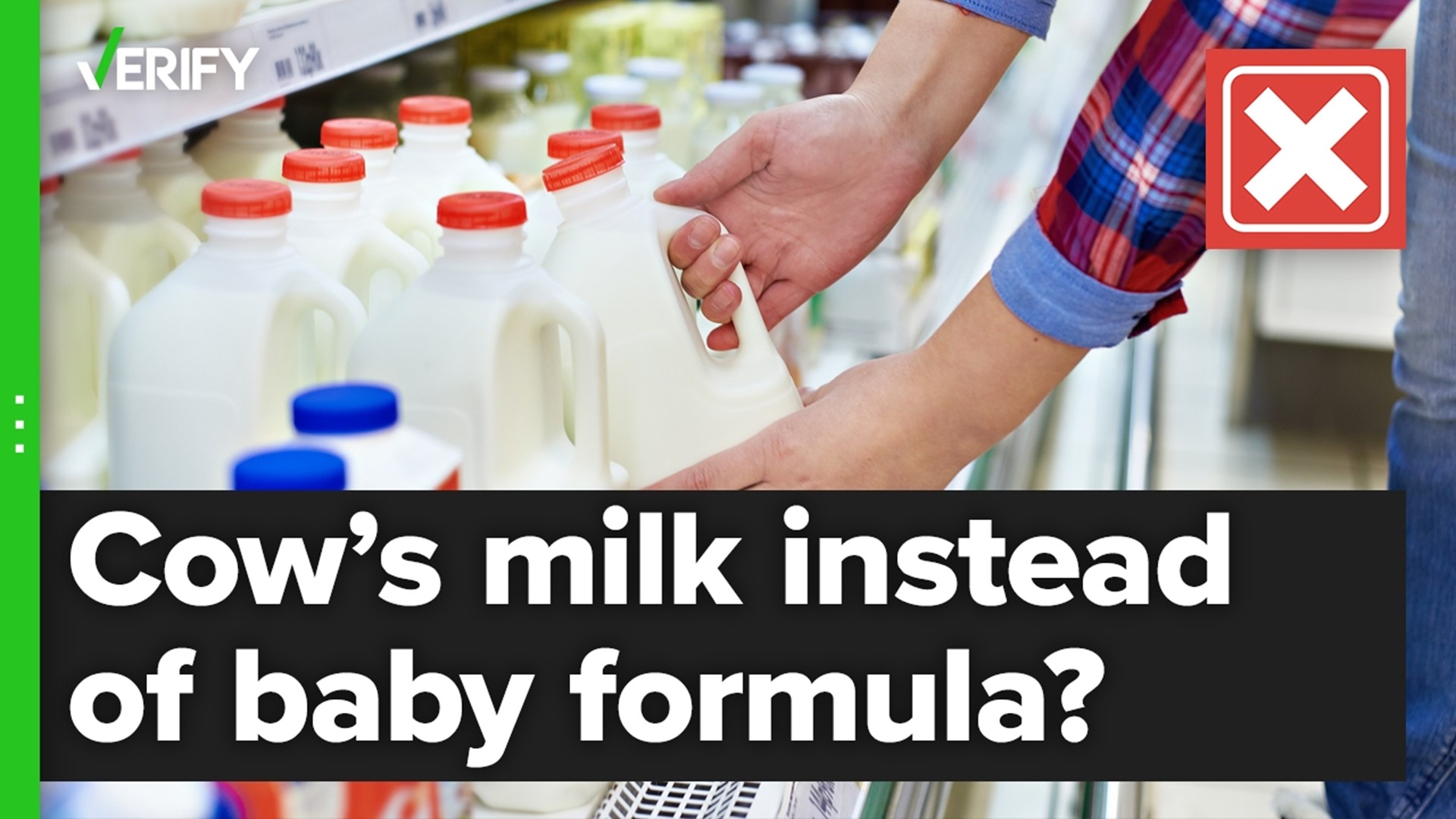 Cow’s milk shouldn’t be given to babies who are 6 to 12 months old, except in an emergency where every other option has been exhausted.