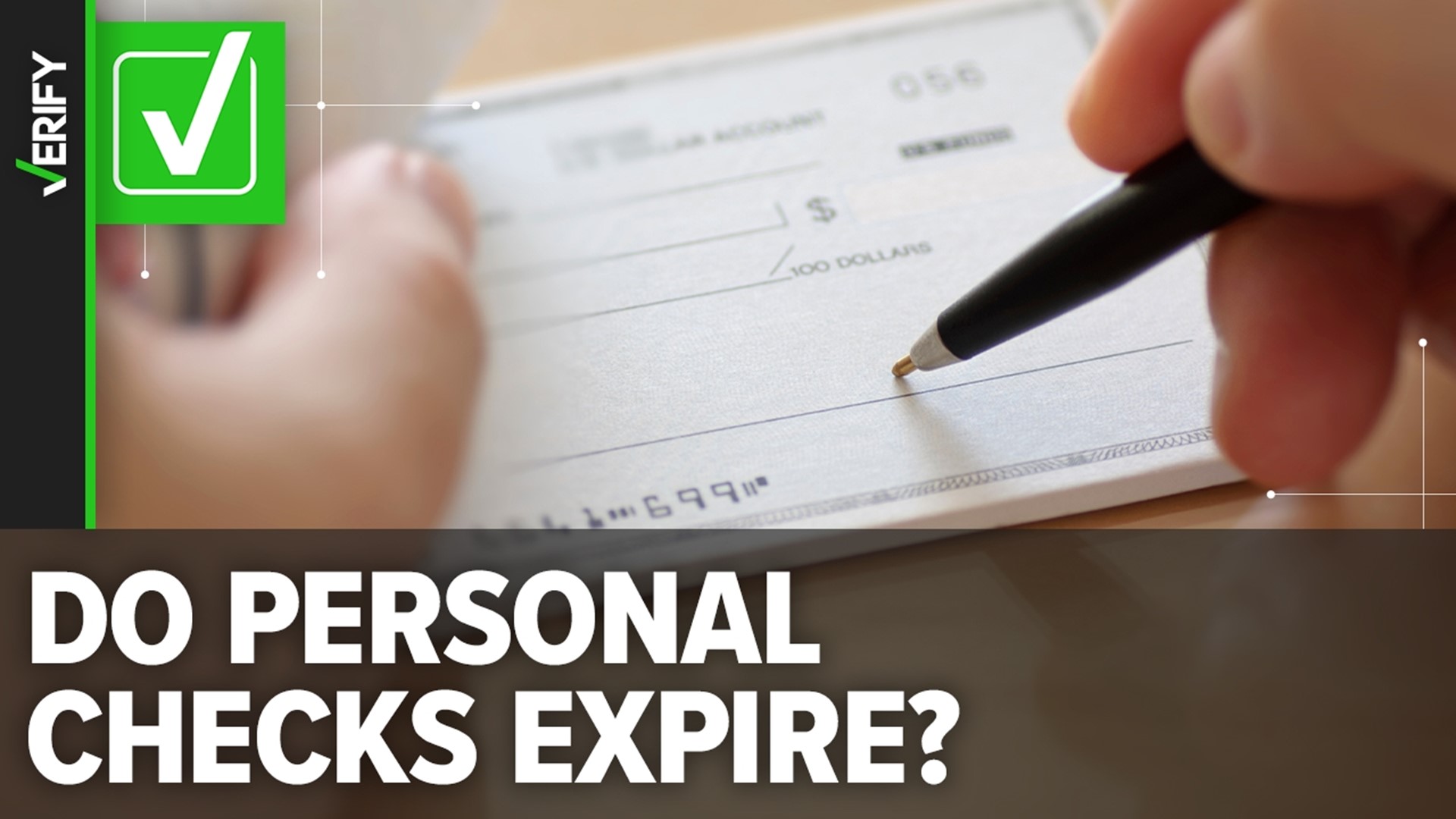 Do personal checks expire? What we can VERIFY