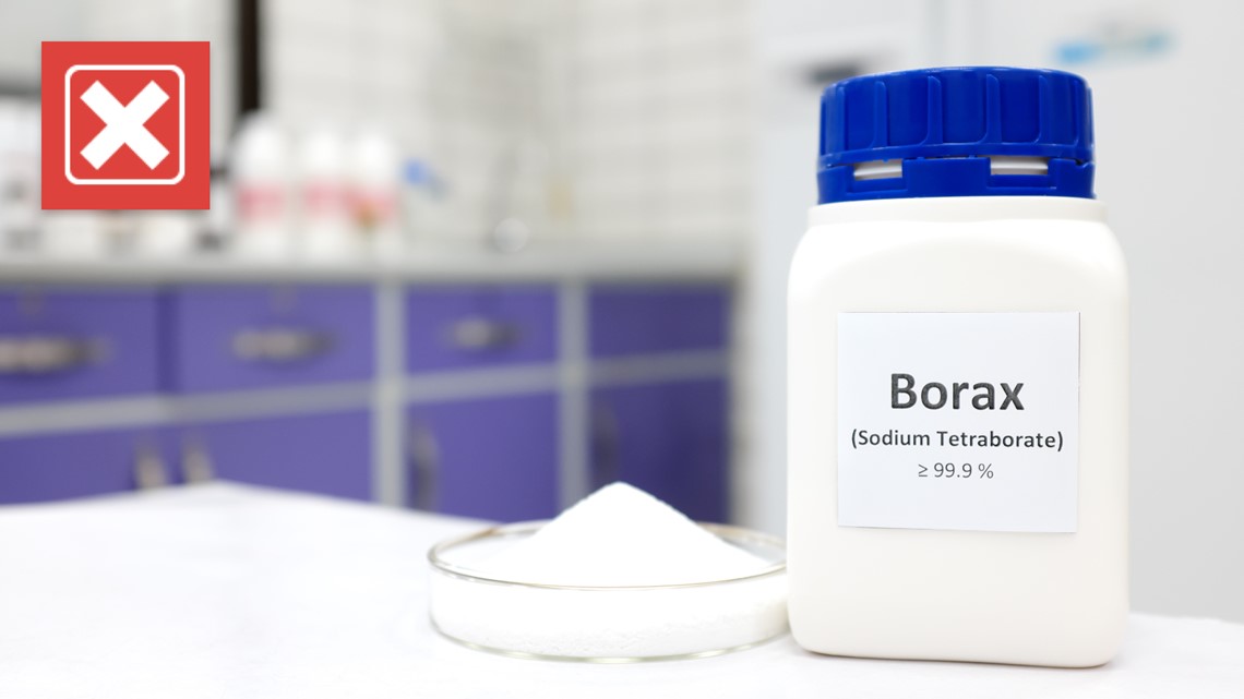Experts warn that borax cleaning powder isn't safe to ingest, as