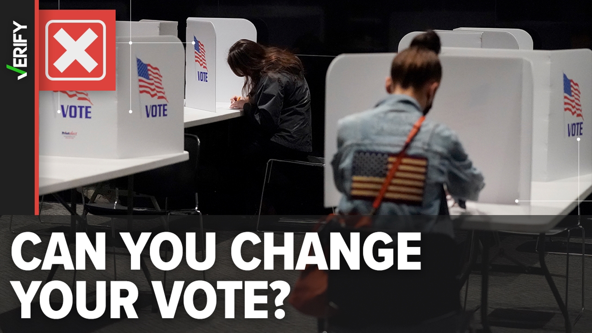 Some people online who voted early in the 2024 presidential election are wondering if they can change their vote. You can’t if your ballot has been processed.