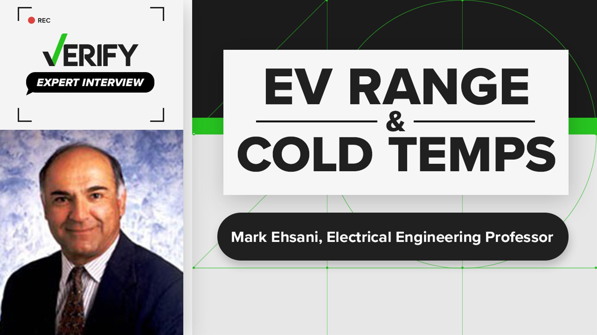 Did you know cold weather can affect the range of an electric vehicle? Electrical Engineering professor Mark Ehsani spoke with VERIFY about this interesting question