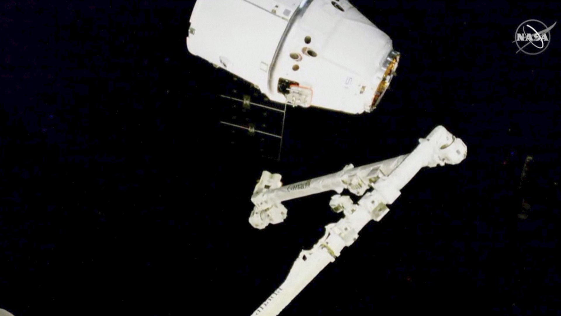 For the last scheduled time, the International Space Station used a robotic arm to capture a cargo haul from SpaceX. Veuer's Justin Kircher has the story.