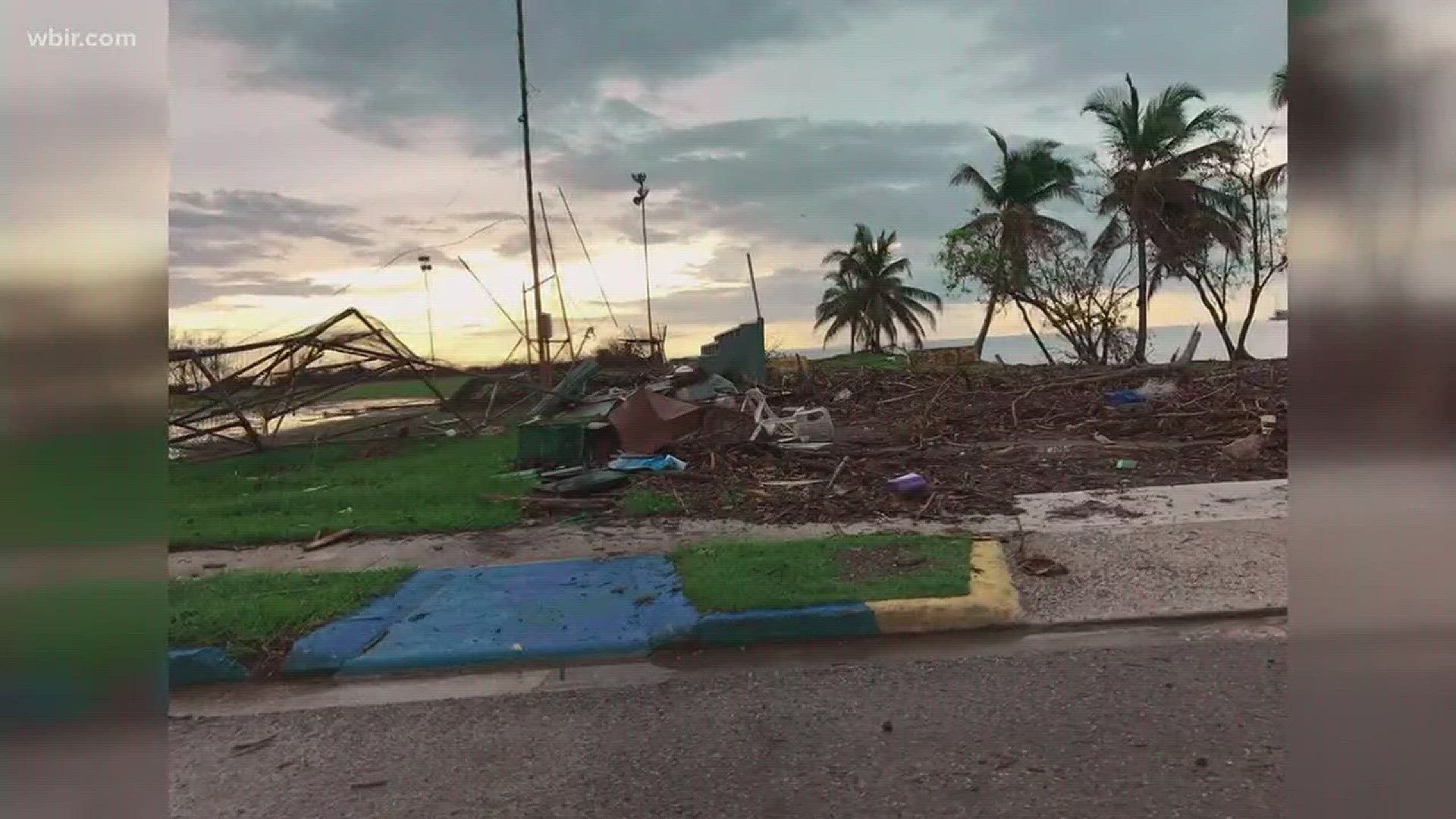 Oct. 13, 2017: A Knoxville family with relatives in Puerto Rico is collecting supplies to assist people on the island still struggling to recover from Hurricane Maria.