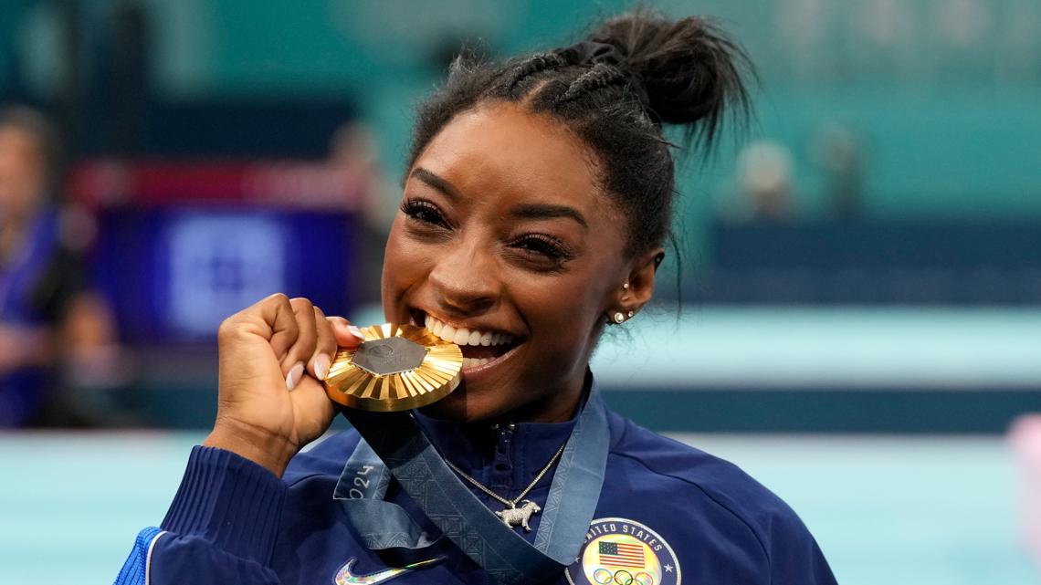 Simone Biles is the second most decorated women's gymnast ...