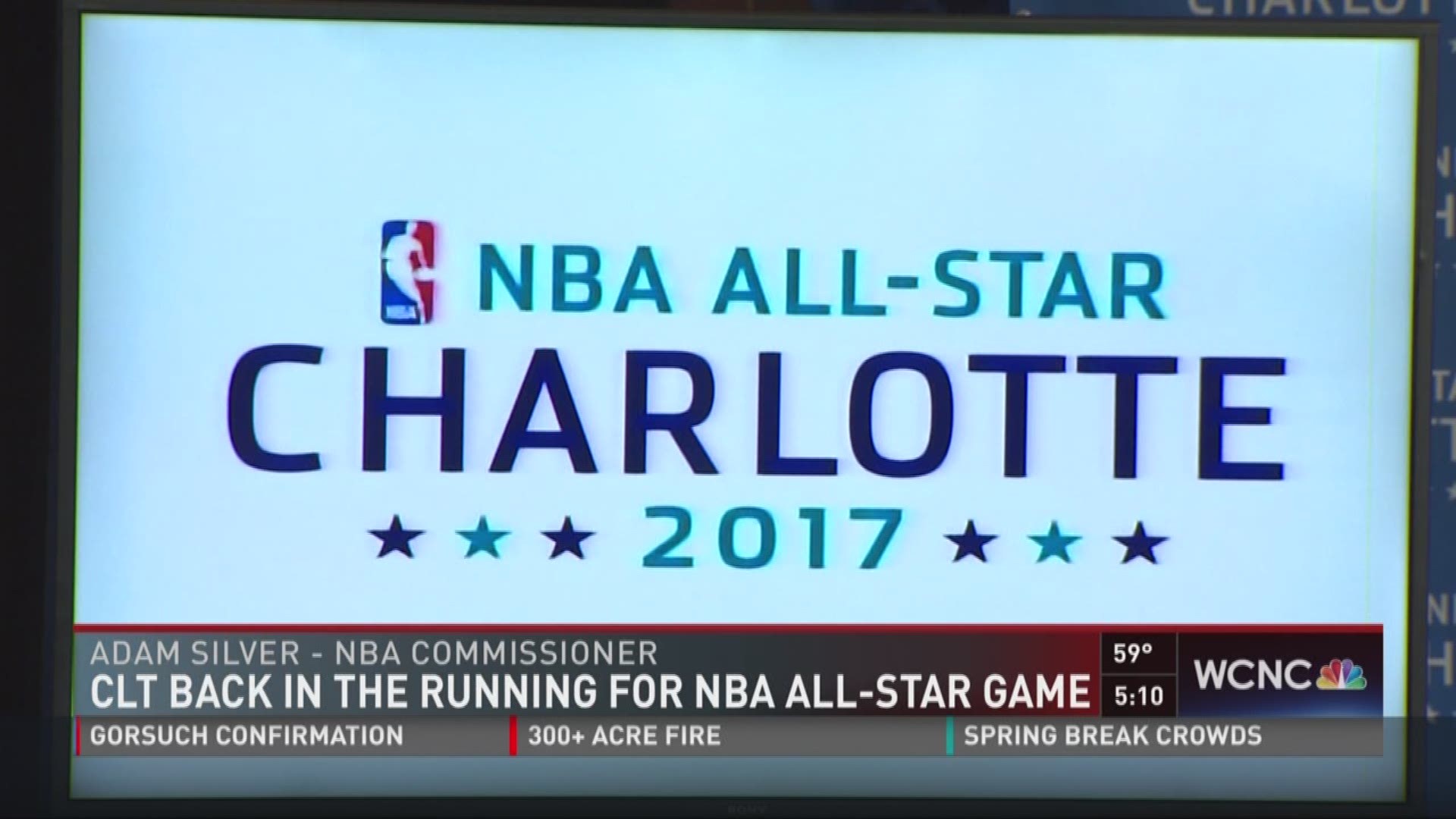 Charlotte is back in the running for an NBA All-Star Game.
