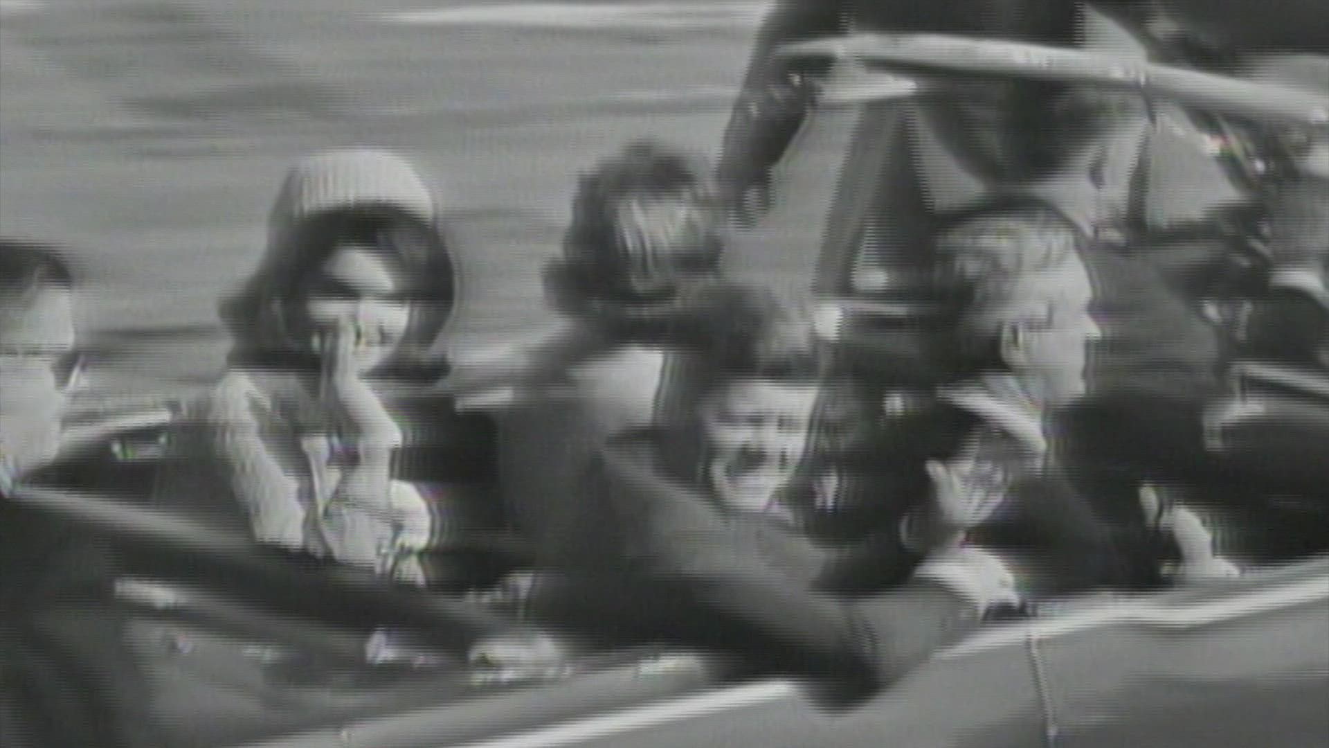Shortly after noon on November 22, 1963, President John F. Kennedy was assassinated as he rode in a motorcade through Dealey Plaza in downtown Dallas, Texas.